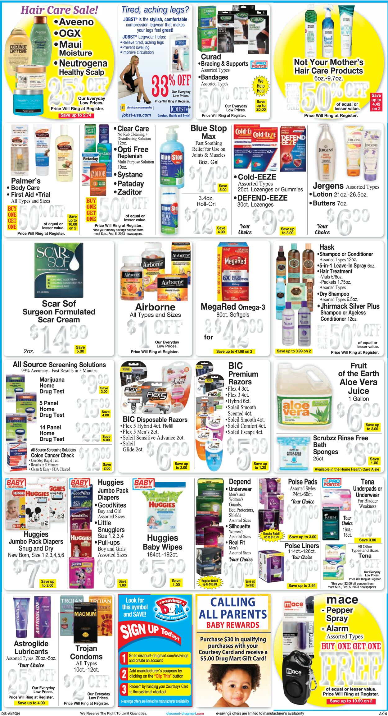 Discount Drug Mart Ad from 02/08/2023