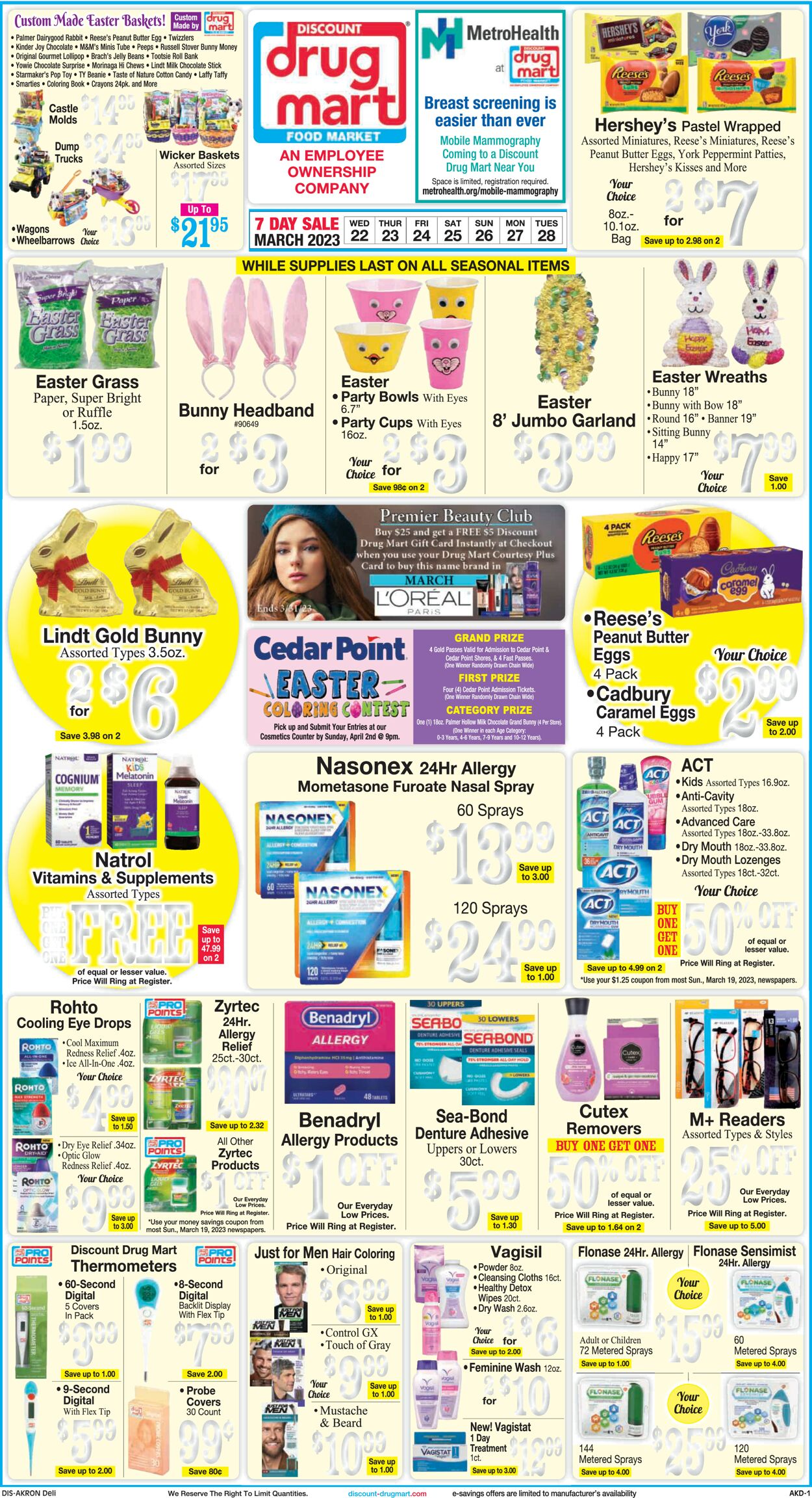 Discount Drug Mart Ad from 03/22/2023