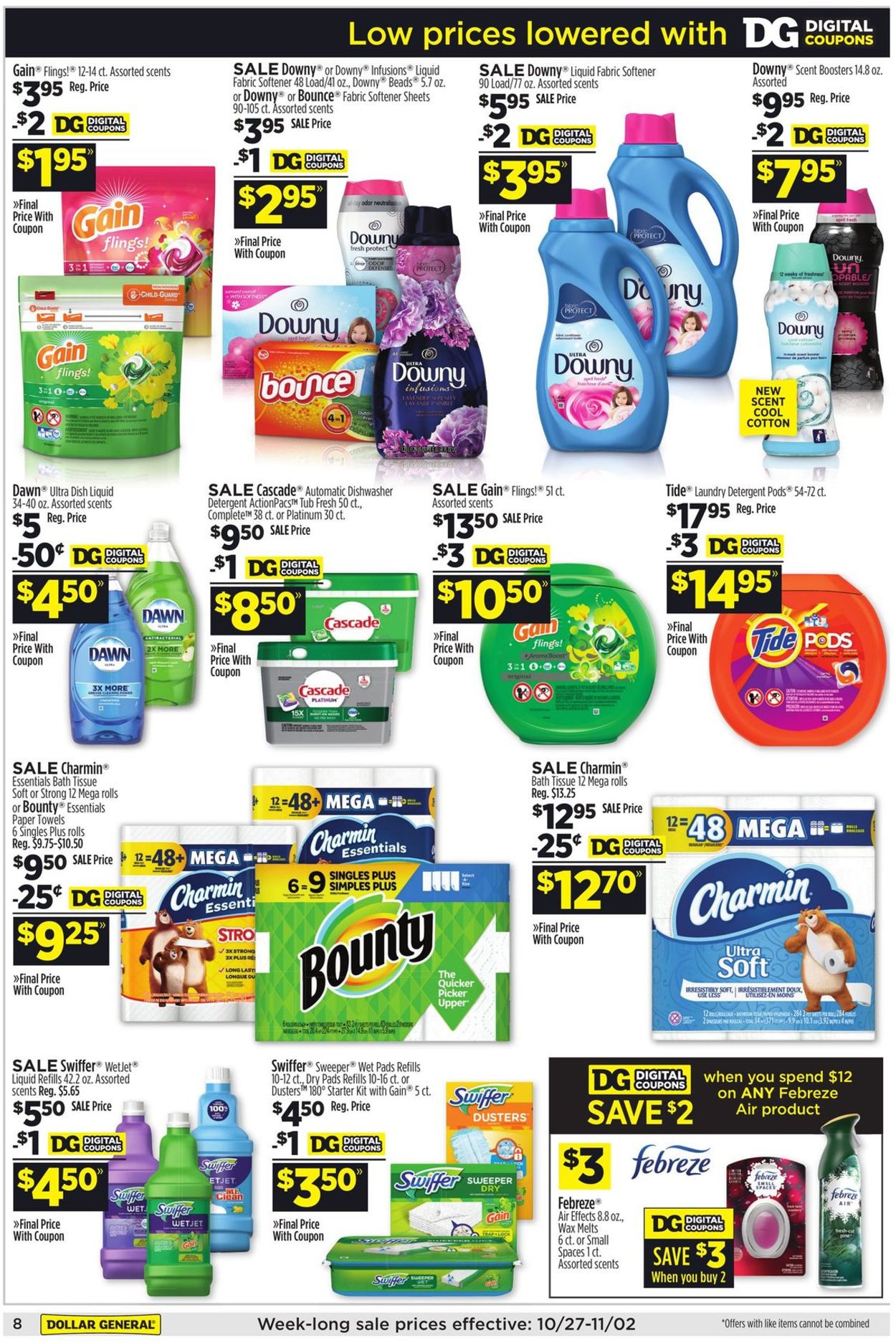 Dollar General Ad from 10/27/2019