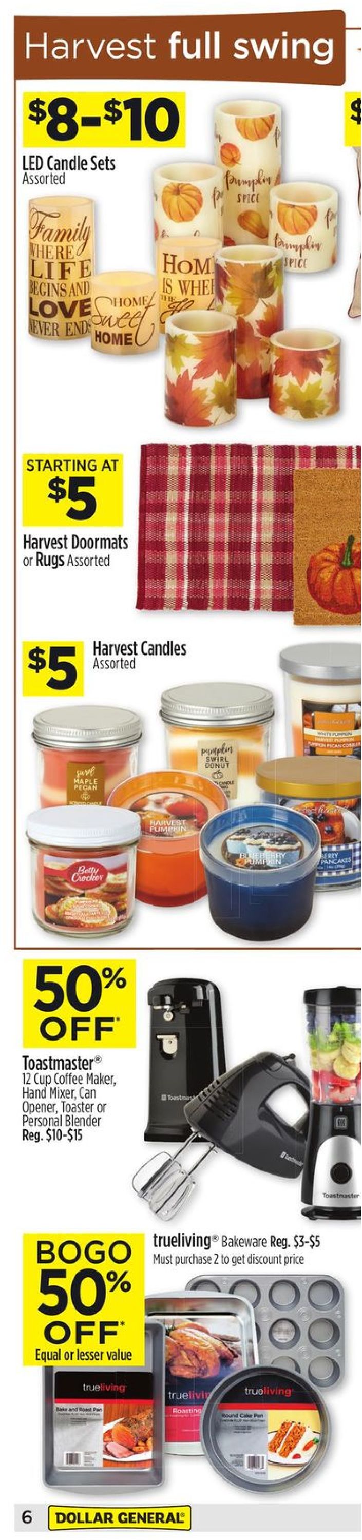 Dollar General Ad from 10/30/2019