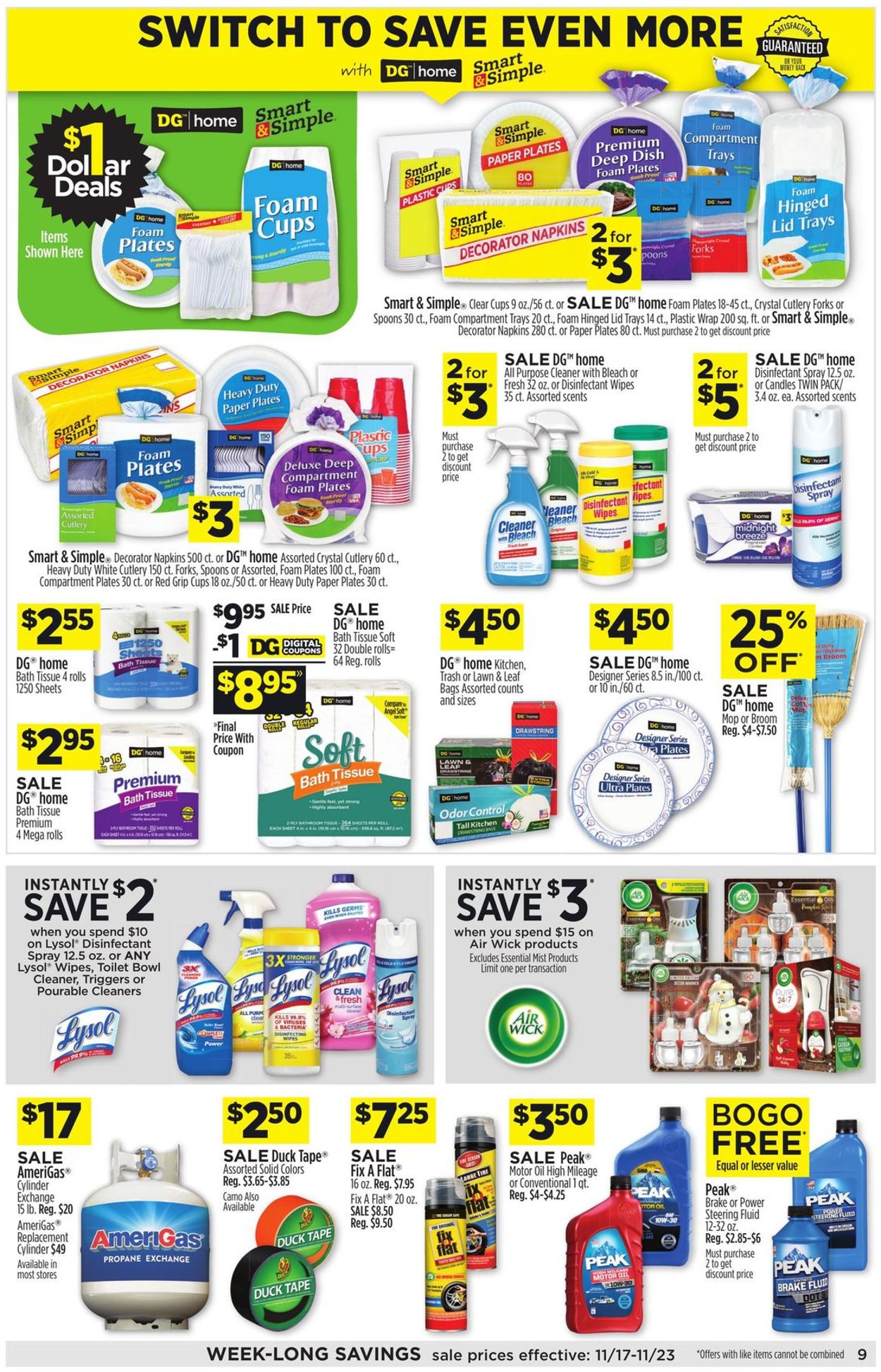 Dollar General Ad from 11/17/2019