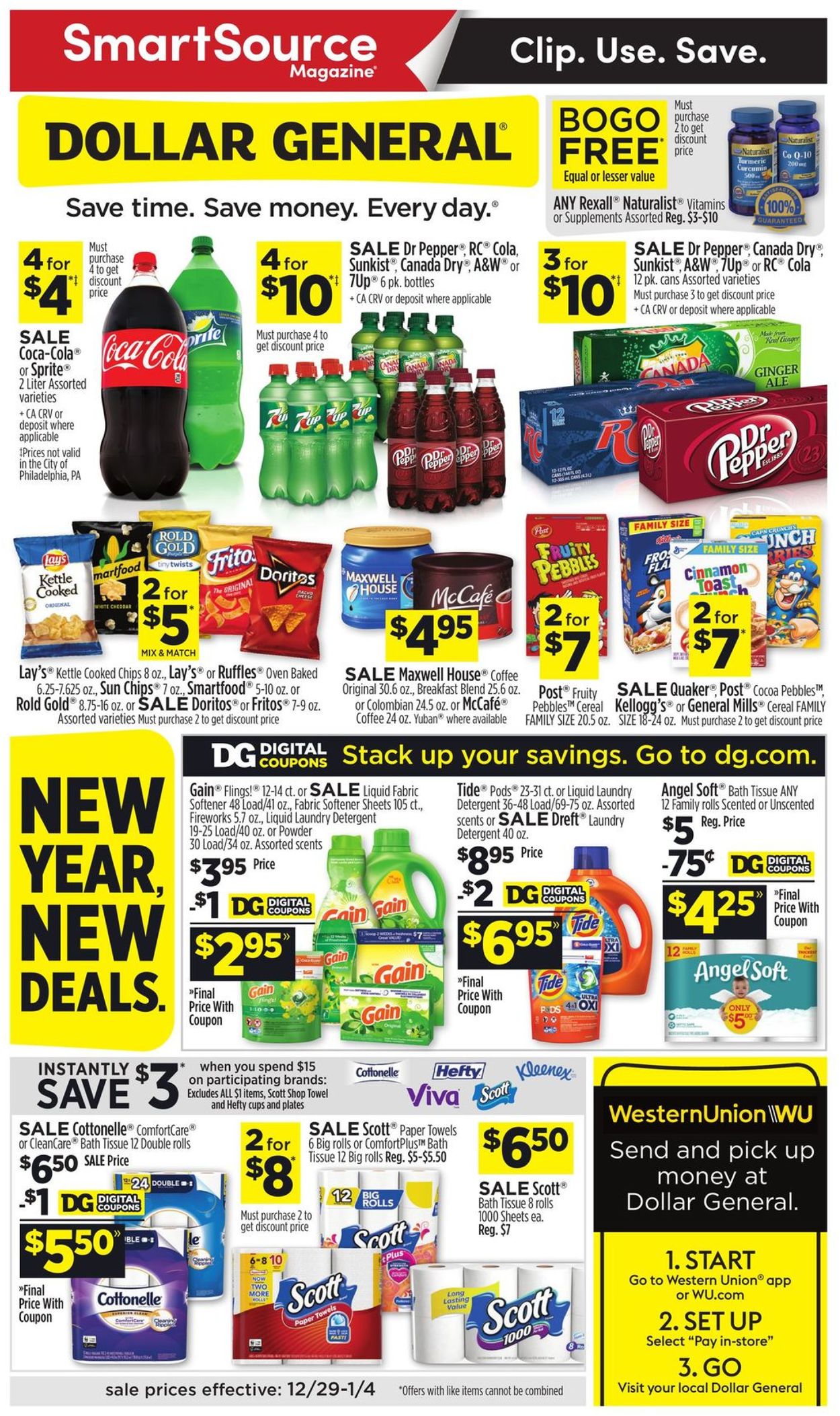 Dollar General Ad from 12/29/2019
