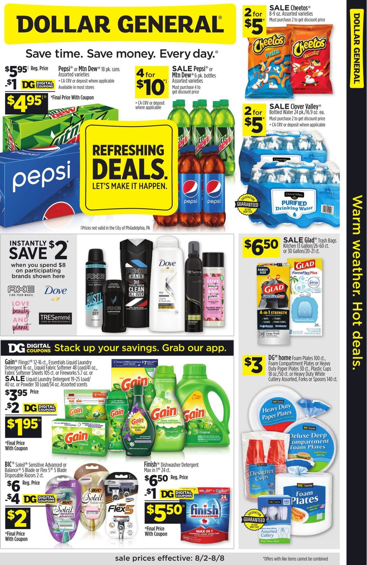 Dollar General Ad from 08/02/2020