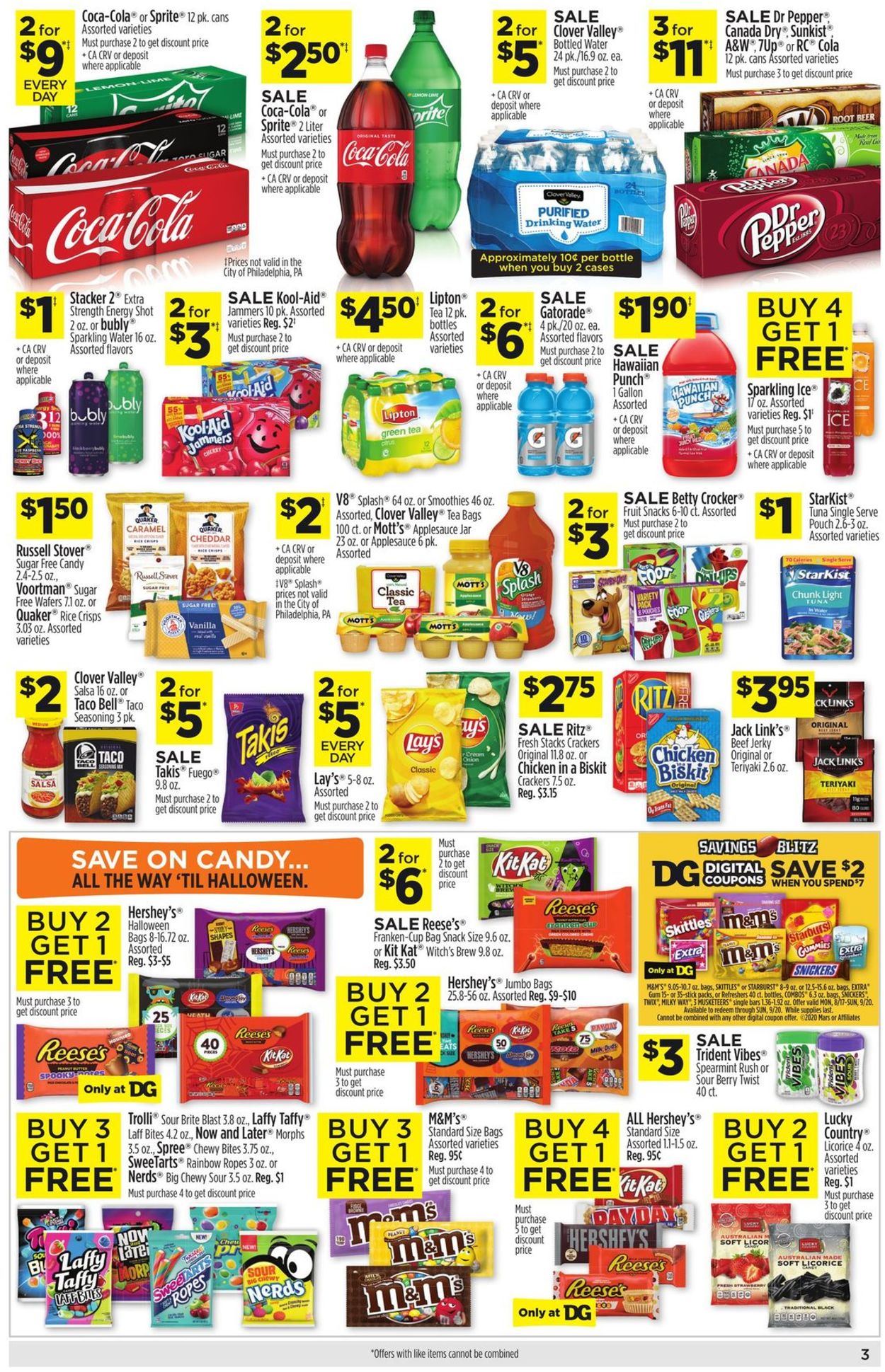 Dollar General Ad from 08/30/2020