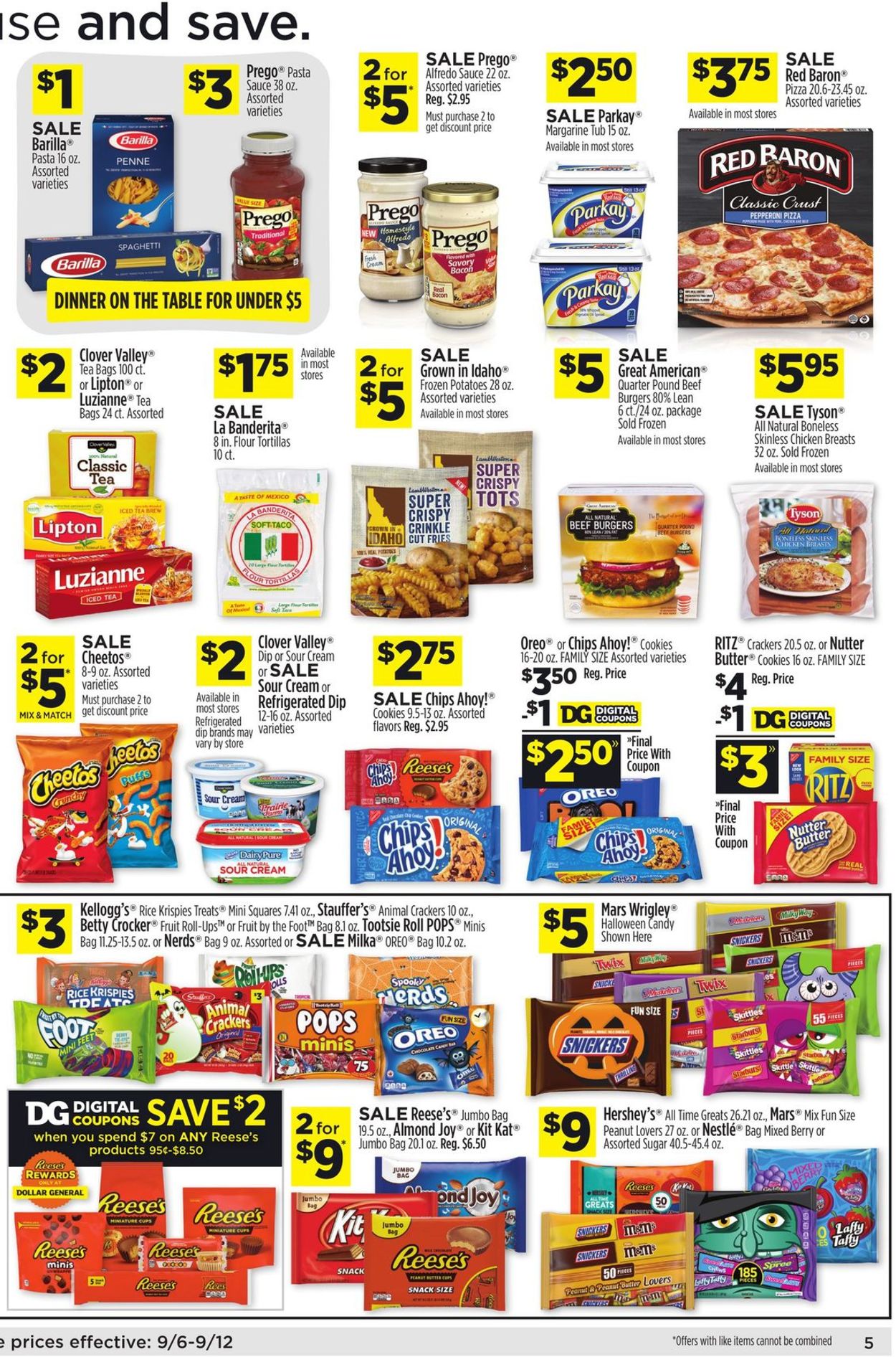 Dollar General Ad from 09/06/2020