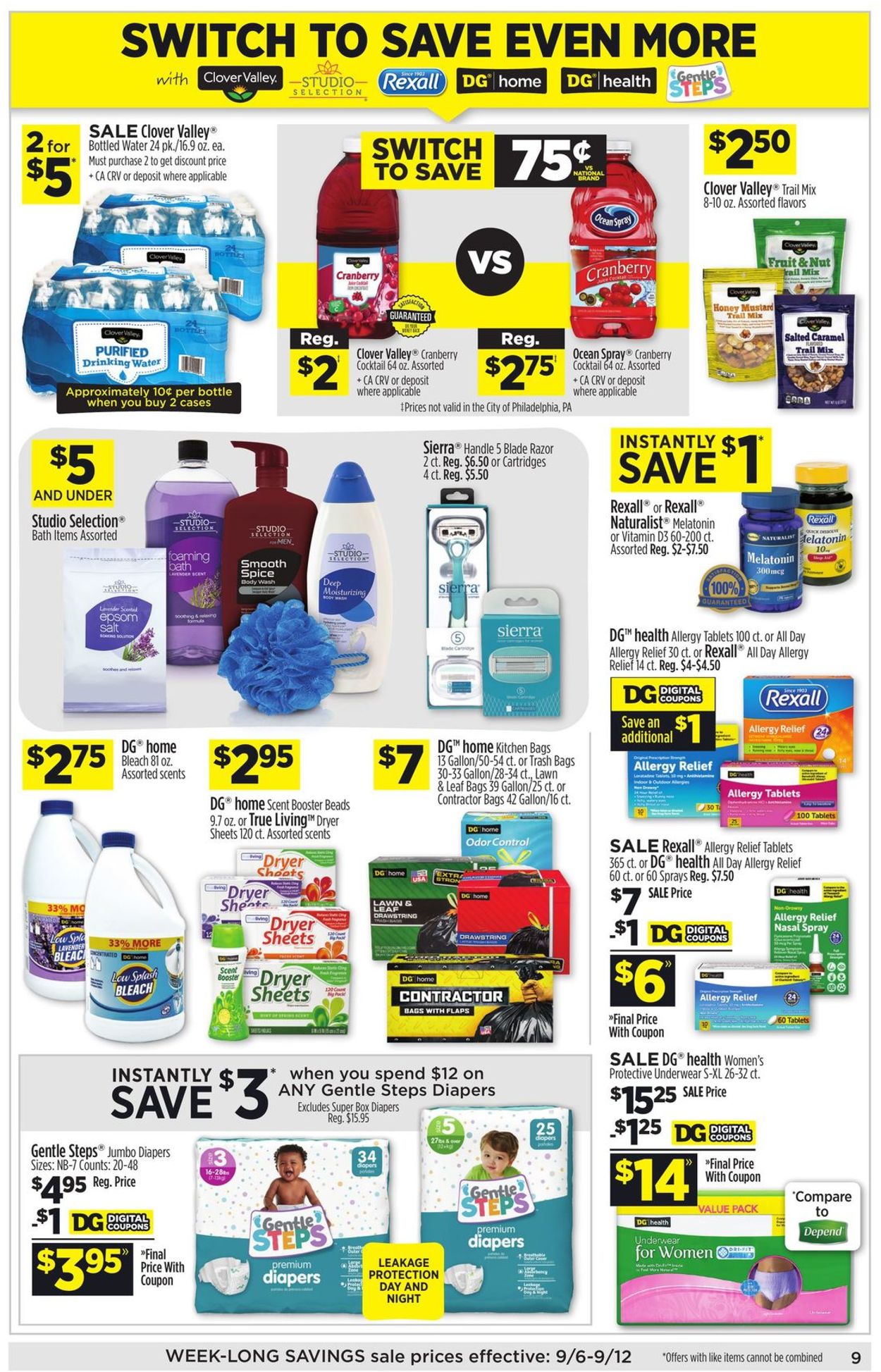 Dollar General Ad from 09/06/2020