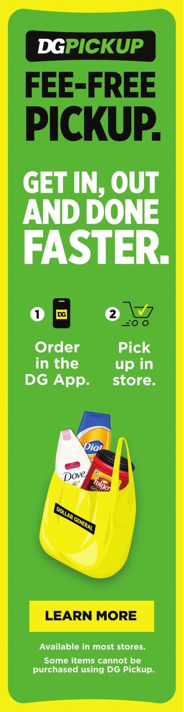 Dollar General Ad from 10/18/2020