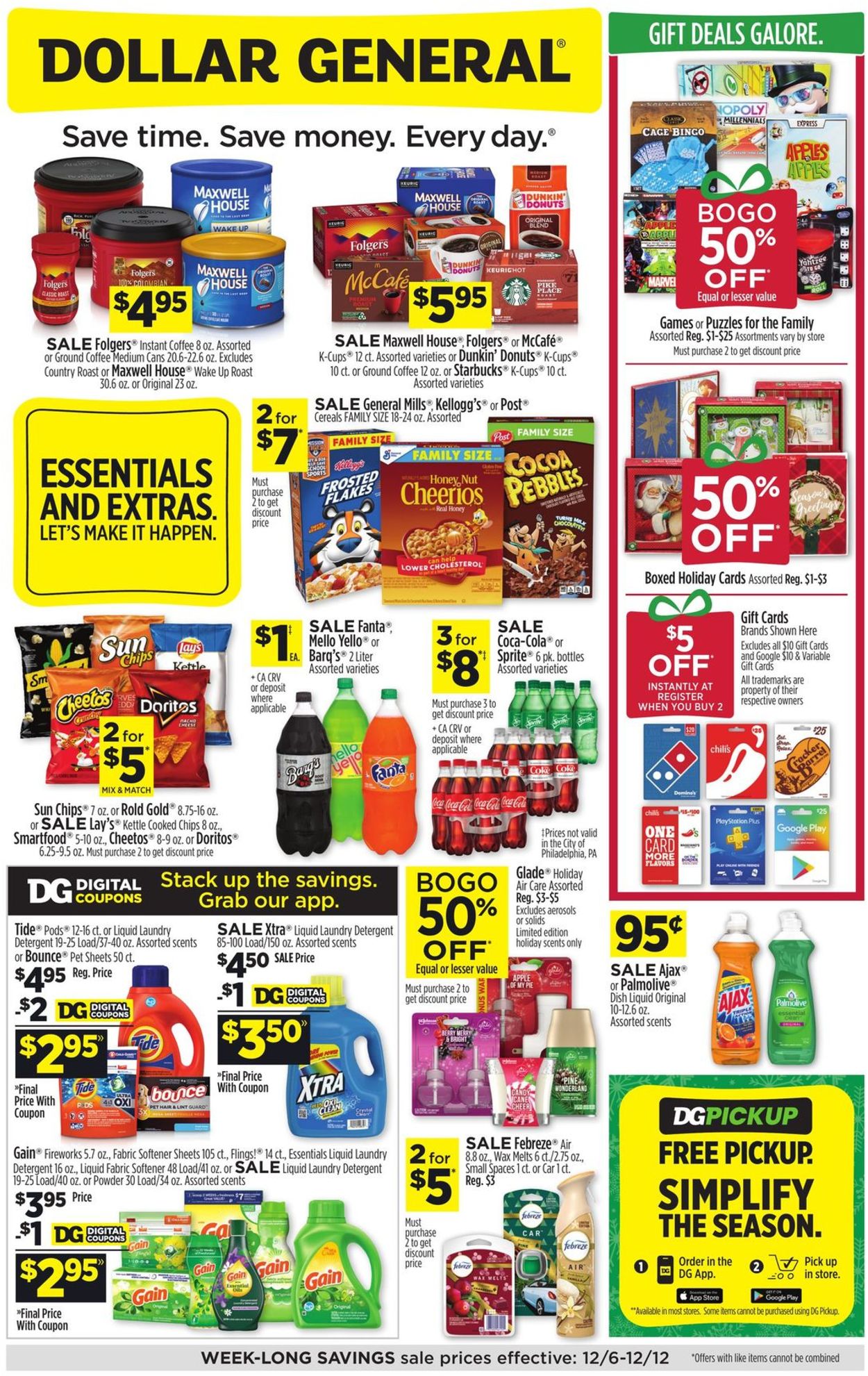 Dollar General Ad from 12/06/2020