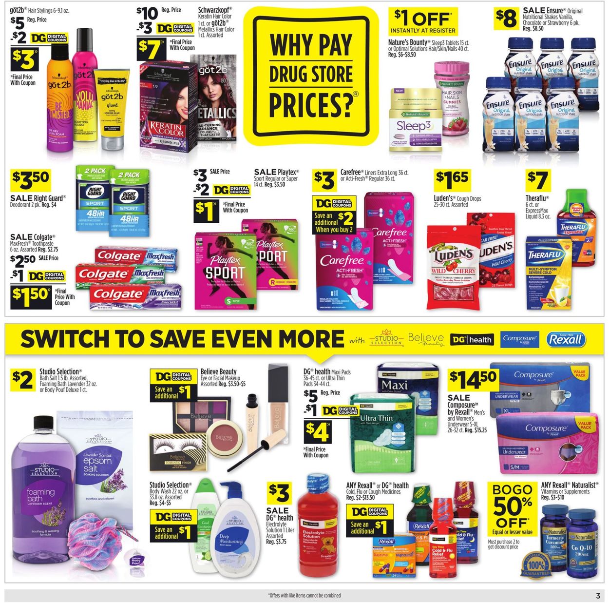 Dollar General Ad from 01/03/2021