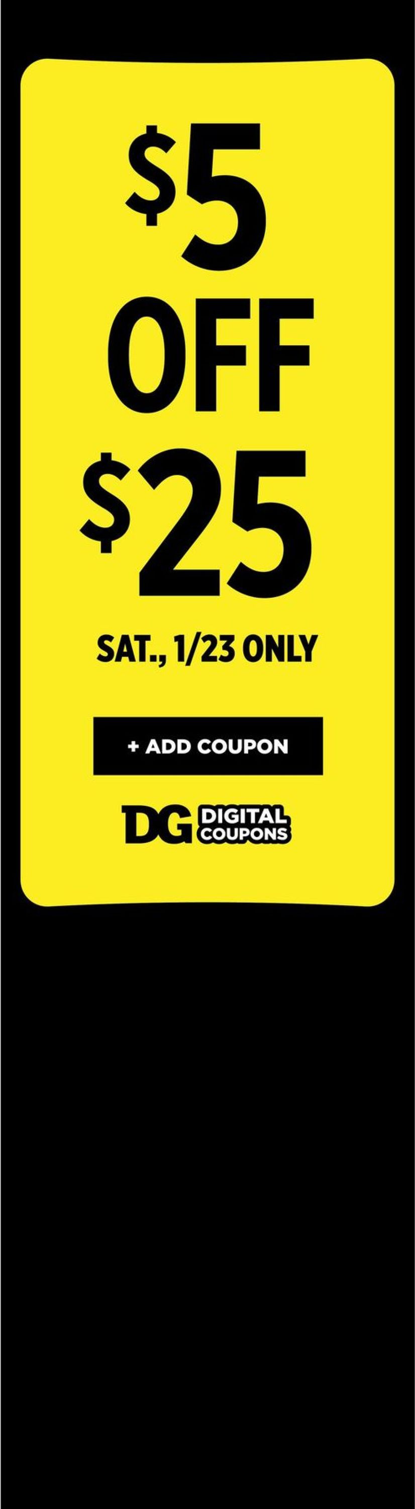 Dollar General Ad from 01/17/2021