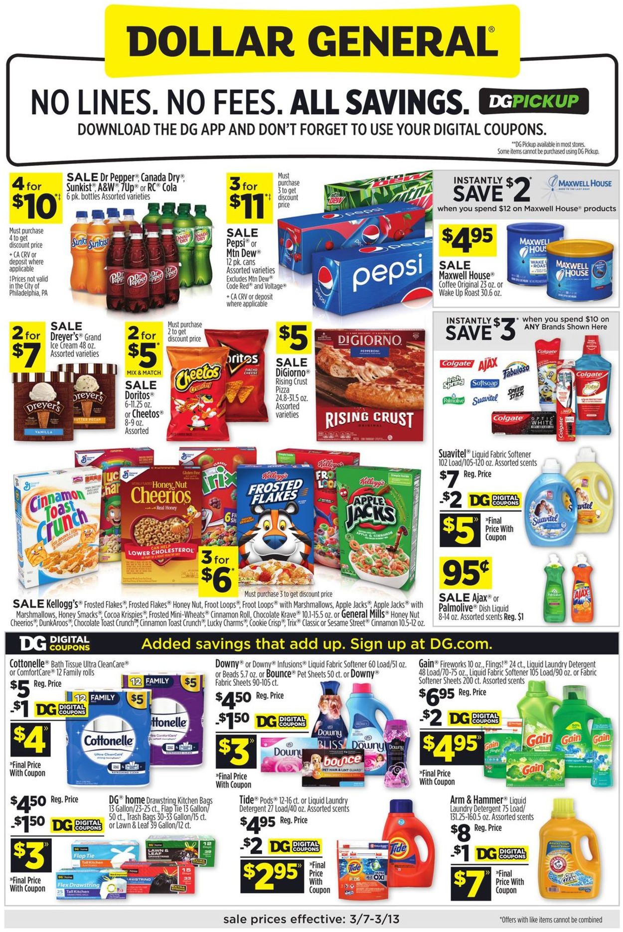 Dollar General Ad from 03/07/2021