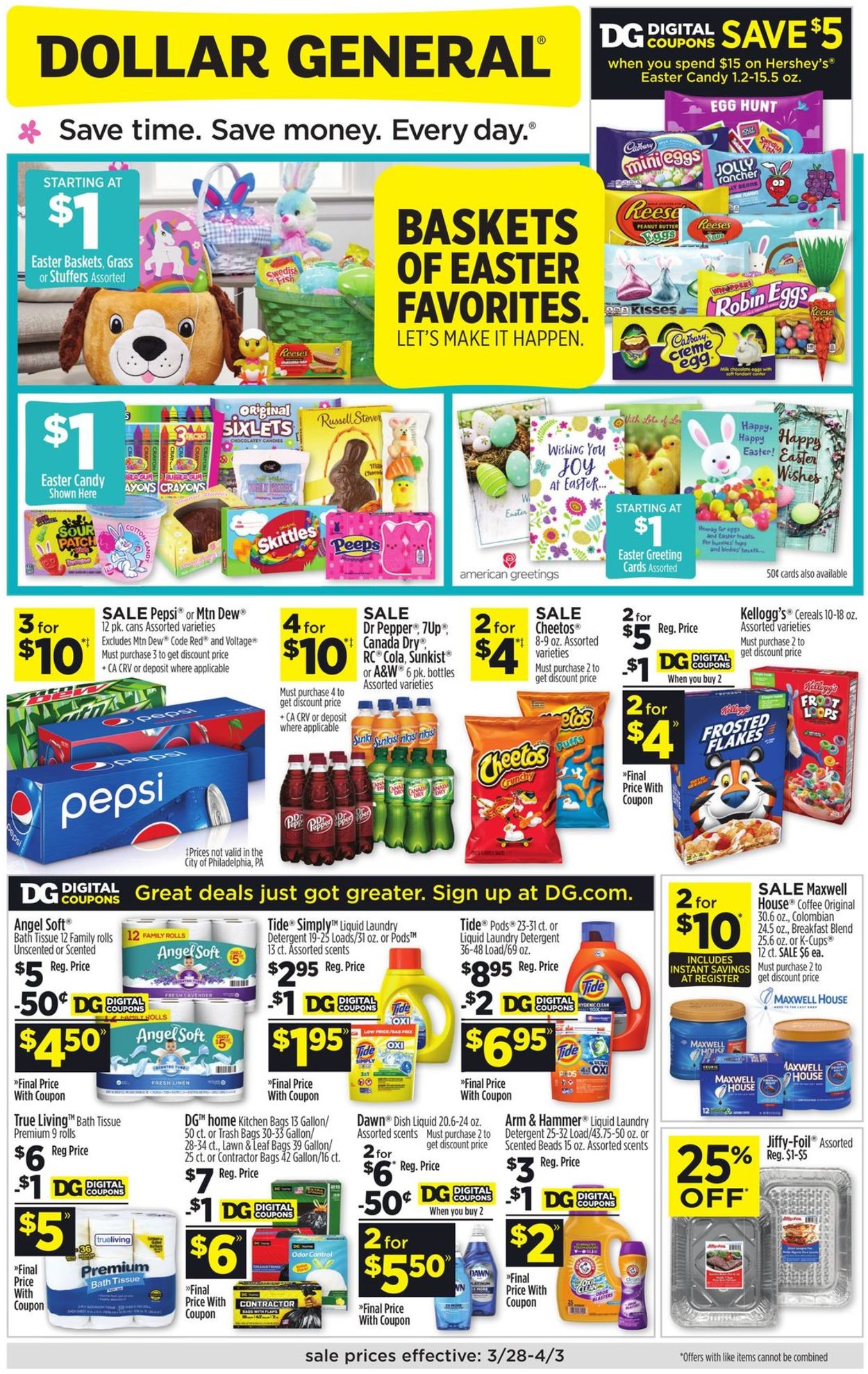 Dollar General Ad from 03/28/2021
