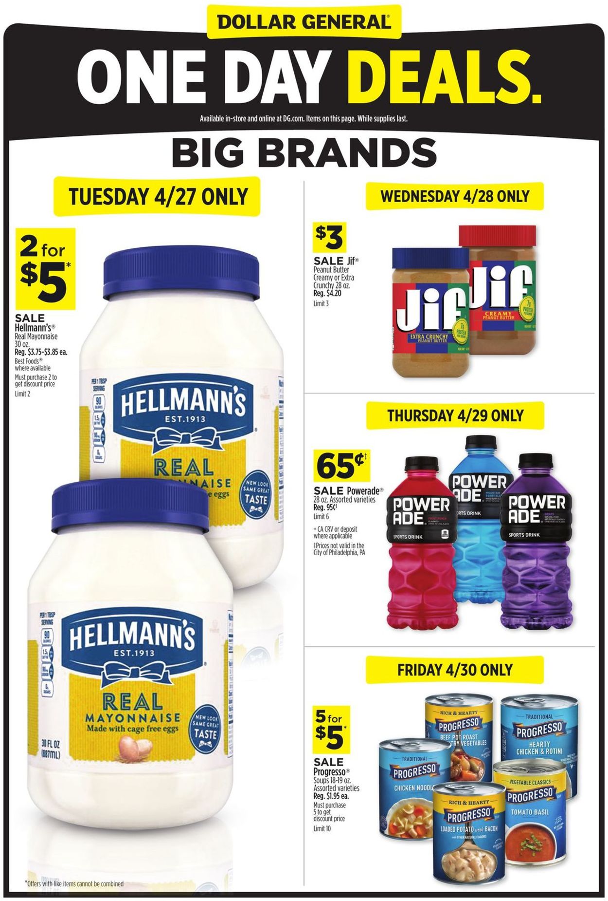 Dollar General Ad from 04/25/2021