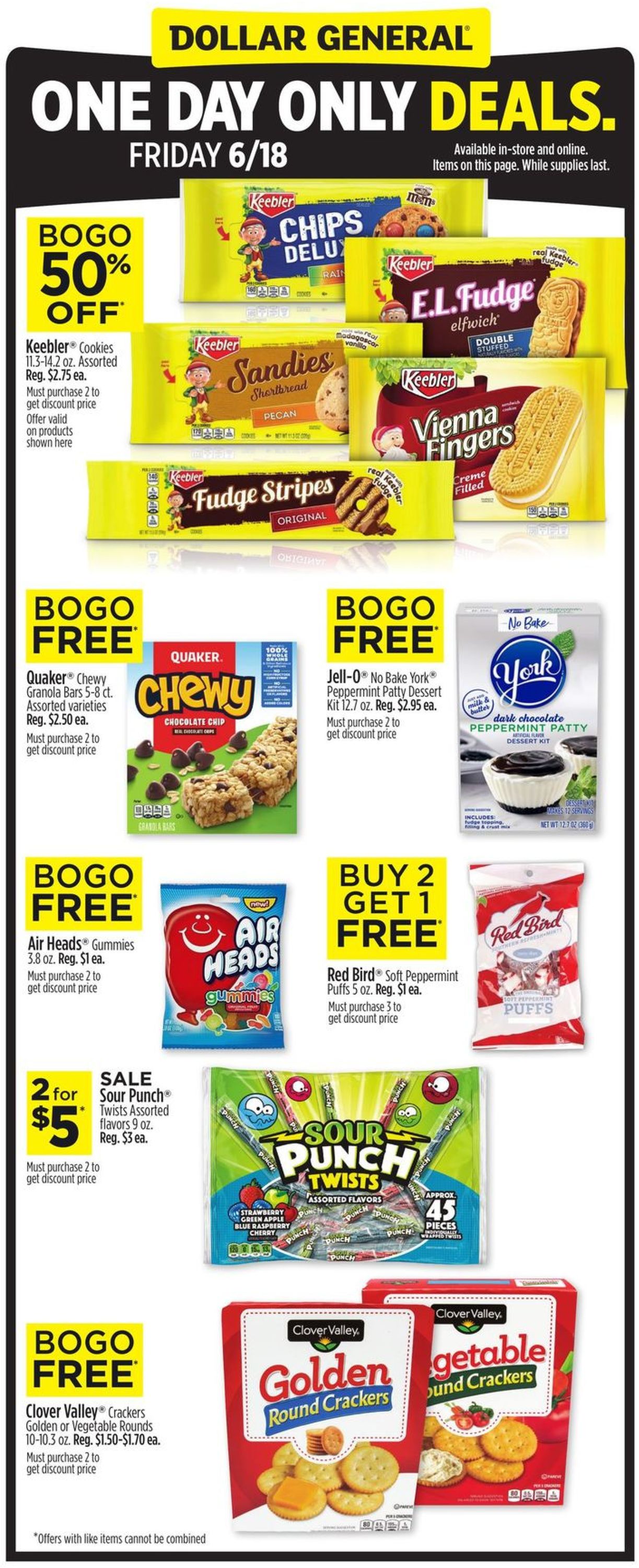 Dollar General Ad from 06/18/2021
