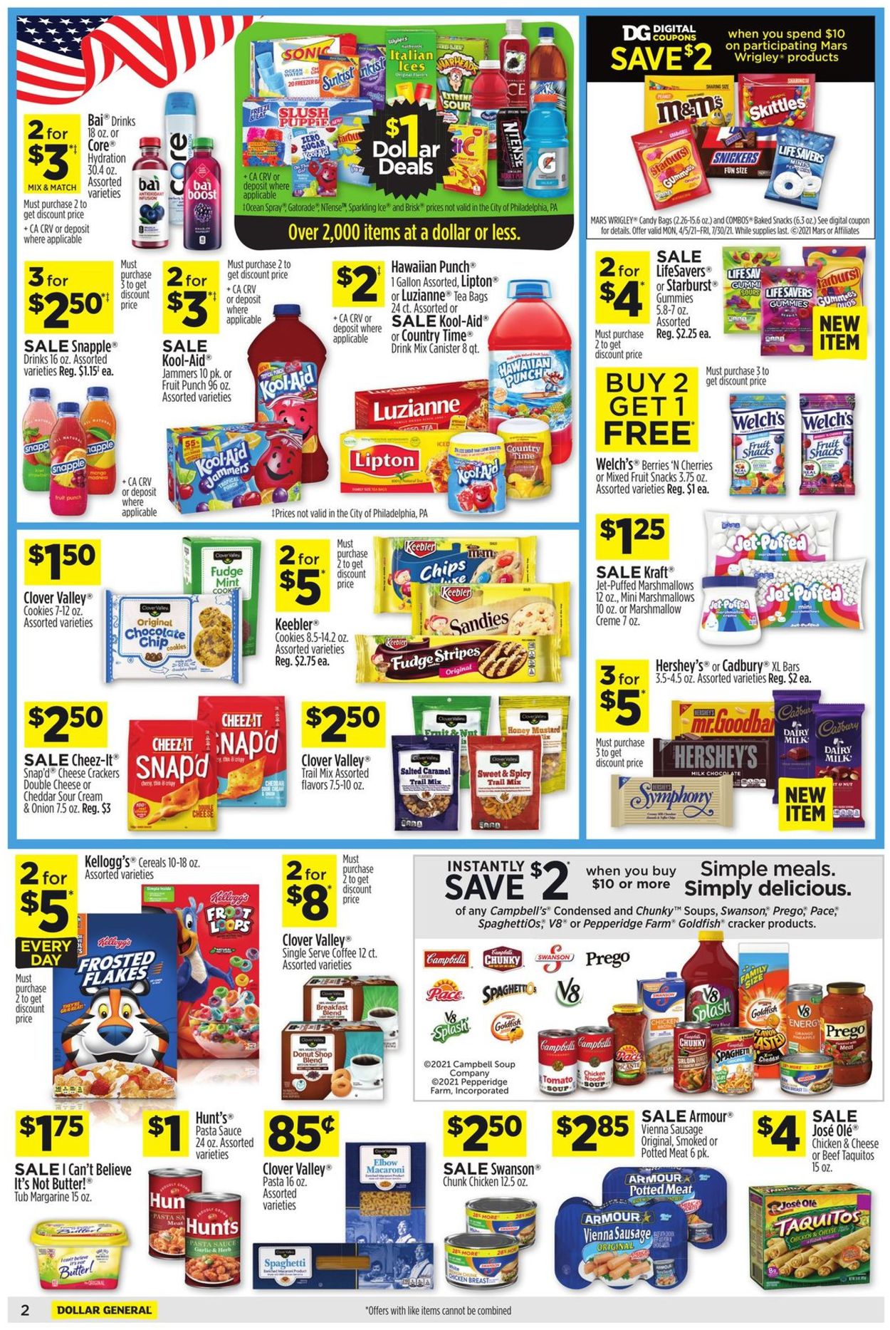 Dollar General Ad from 06/20/2021