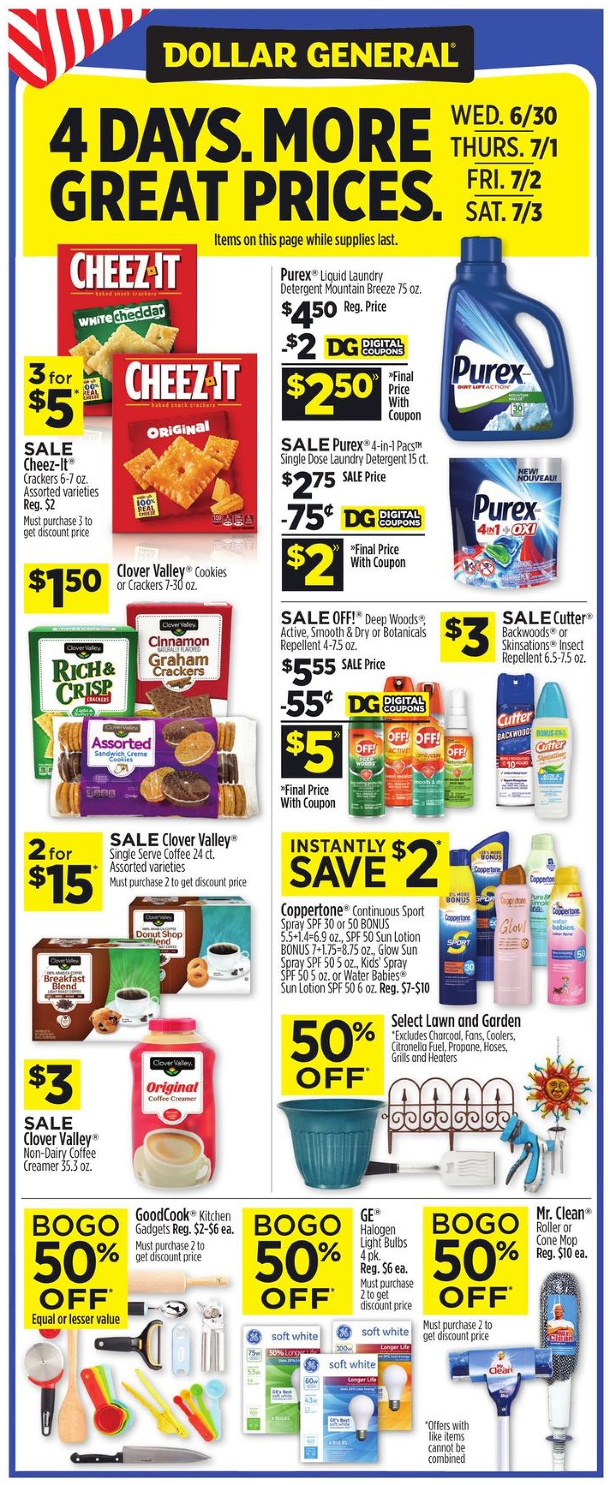 Dollar General Ad from 06/27/2021
