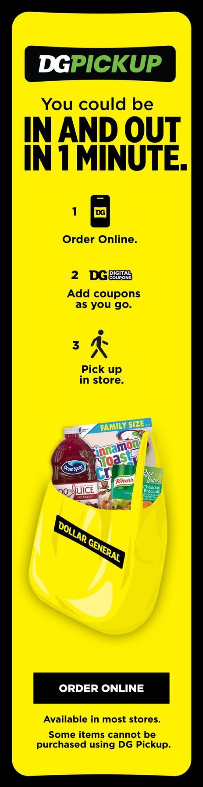 Dollar General Ad from 07/25/2021