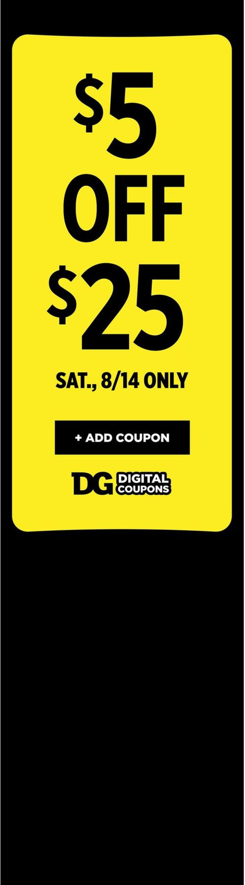 Dollar General Ad from 08/08/2021