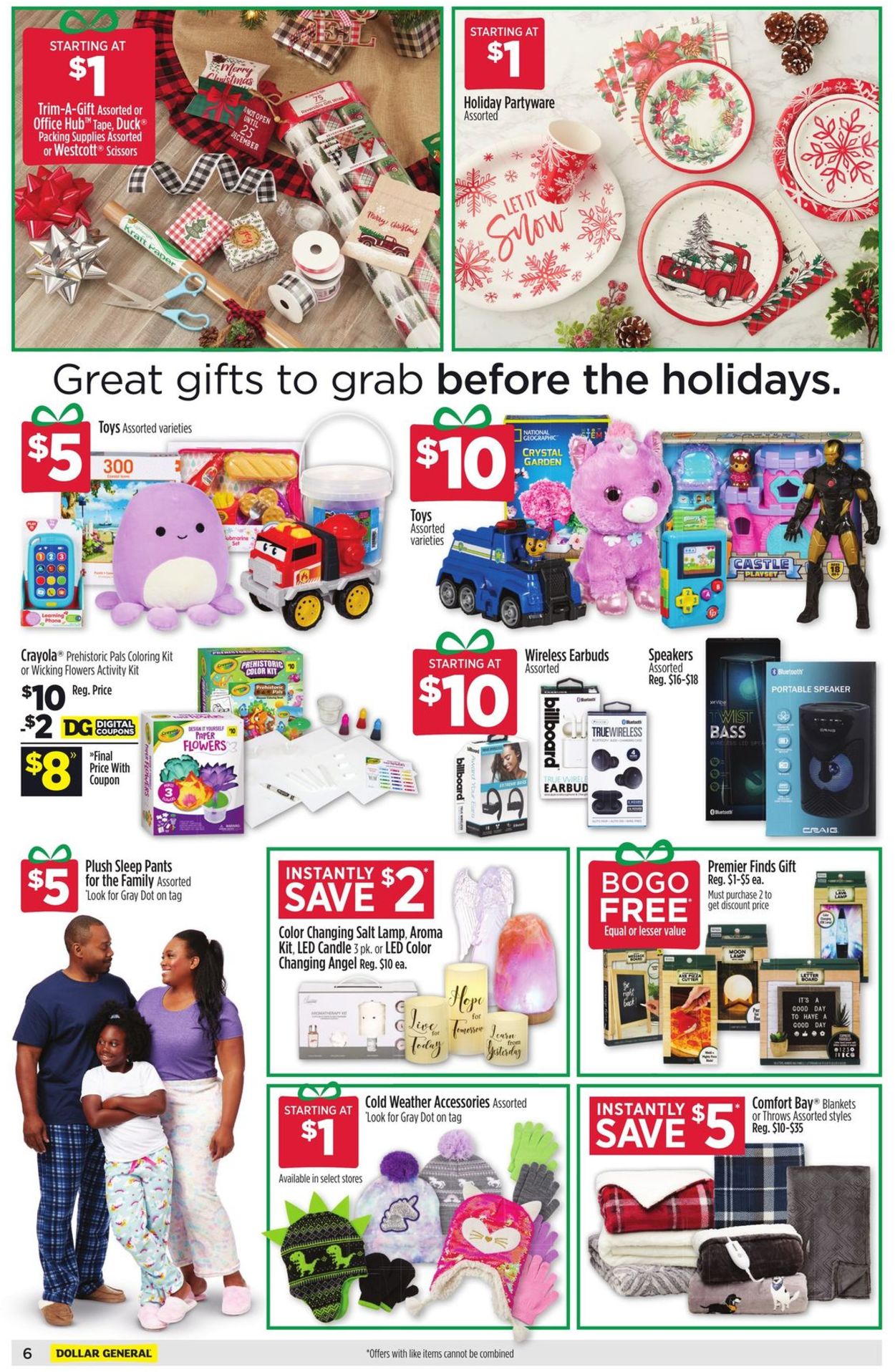 Dollar General Ad from 12/19/2021