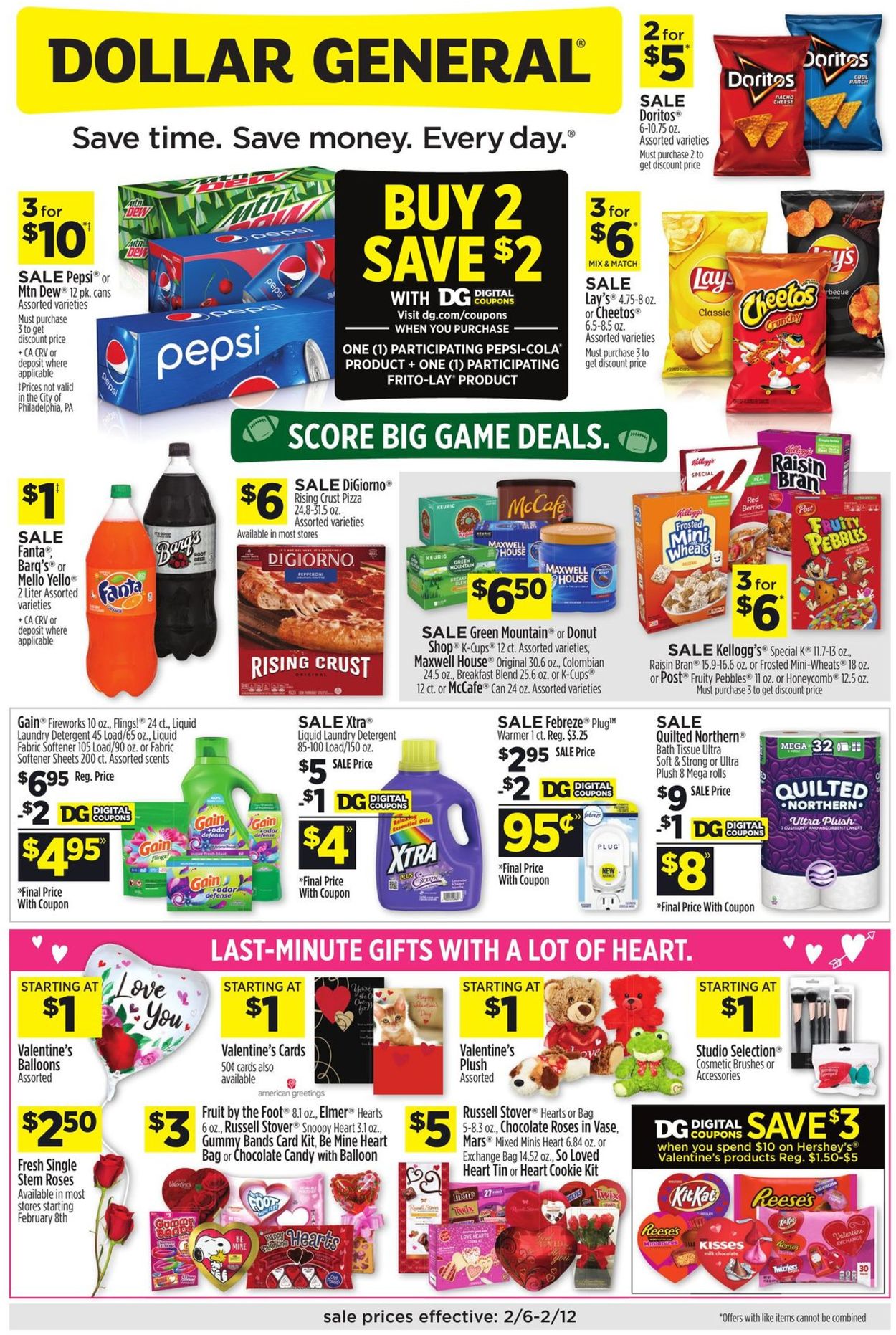 Dollar General Ad from 02/06/2022