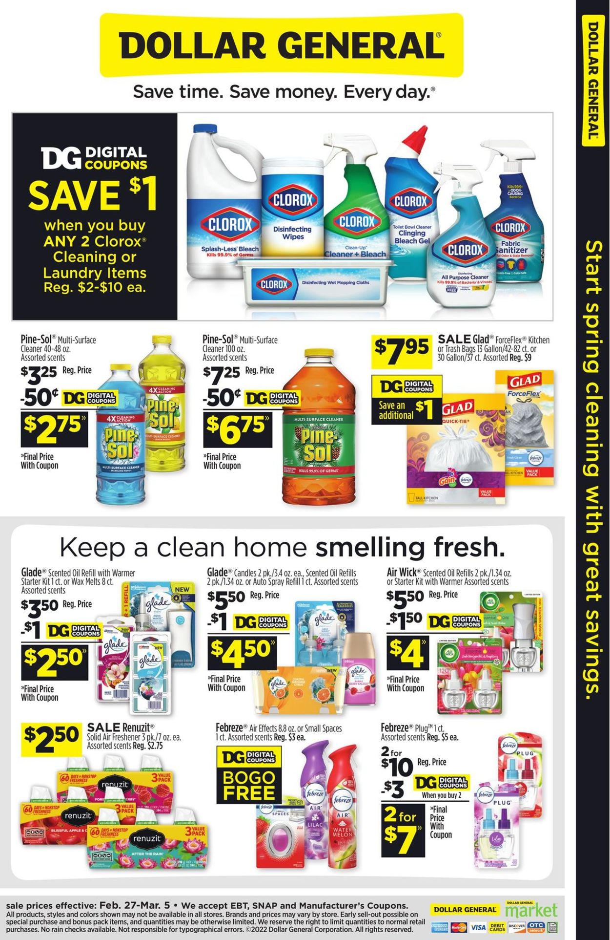 Dollar General Ad from 02/27/2022