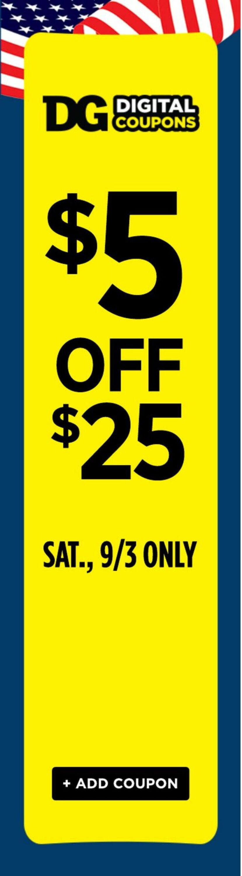 Dollar General Ad from 08/28/2022