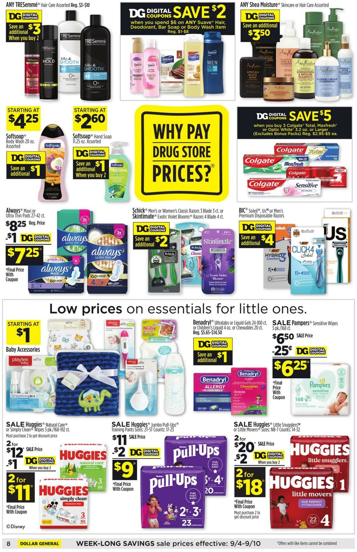 Dollar General Ad from 09/04/2022
