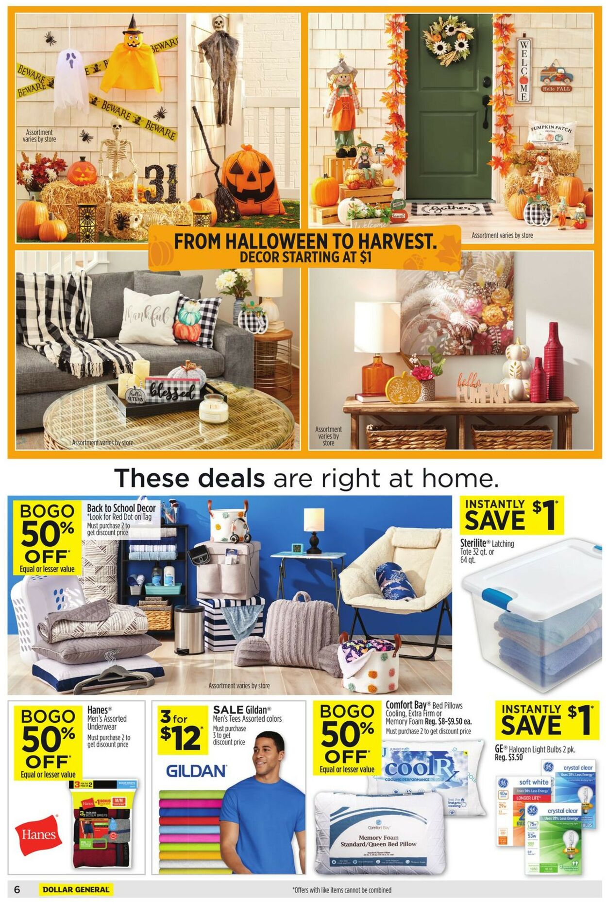 Dollar General Ad from 09/11/2022