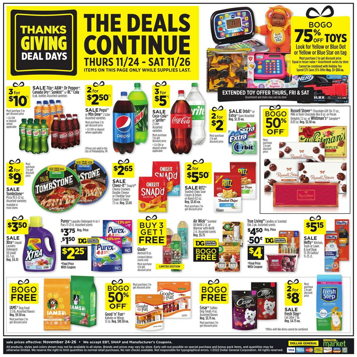 Dollar General Ad from 11/06/2022