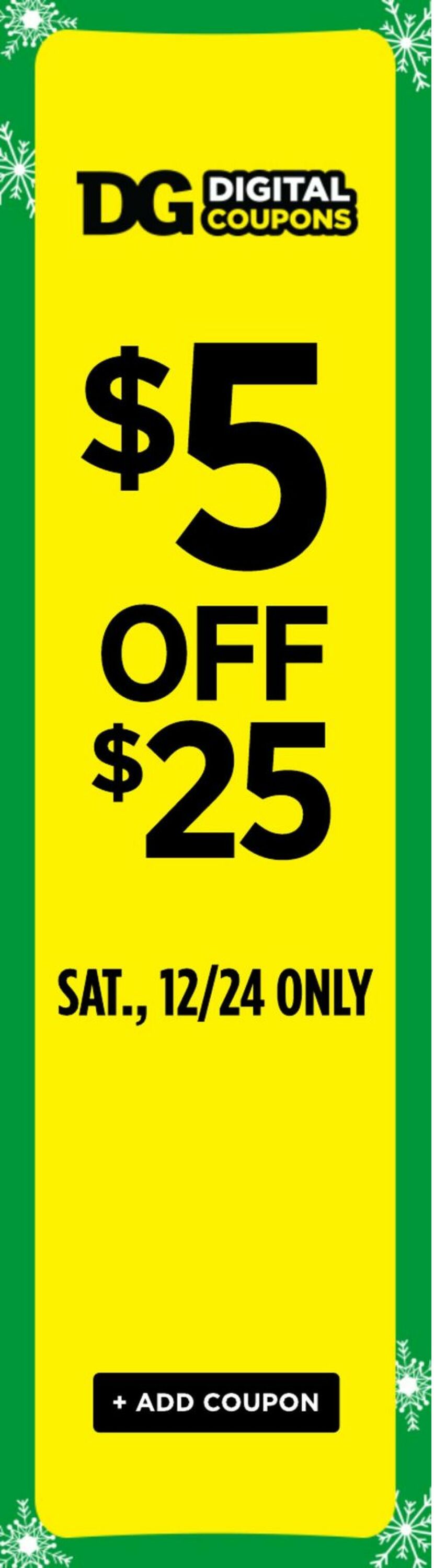 Dollar General Ad from 12/18/2022
