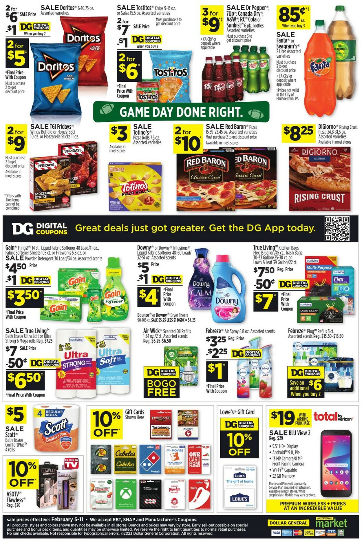 Dollar General Ad from 02/05/2023