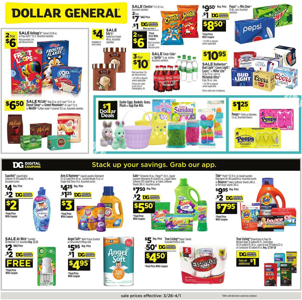 Dollar General Ad from 03/26/2023