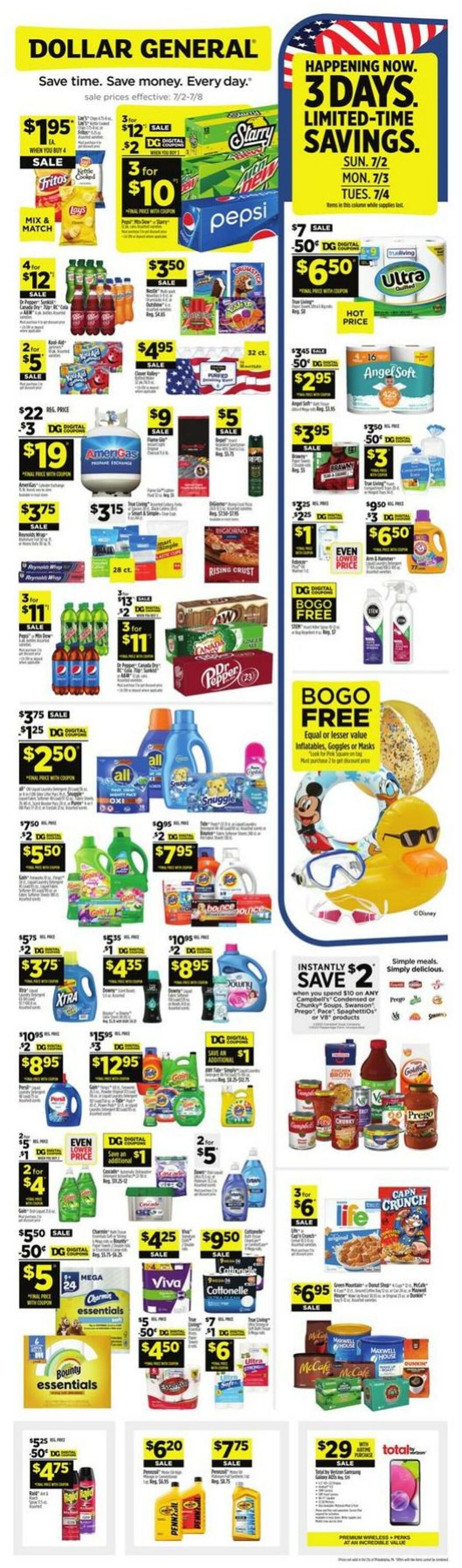 Dollar General Ad from 07/02/2023