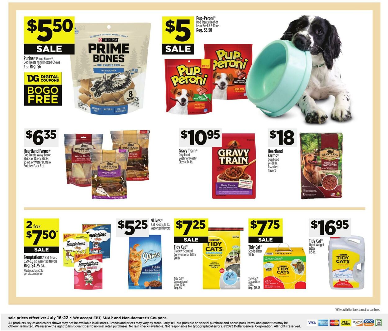 Dollar General Ad from 07/16/2023