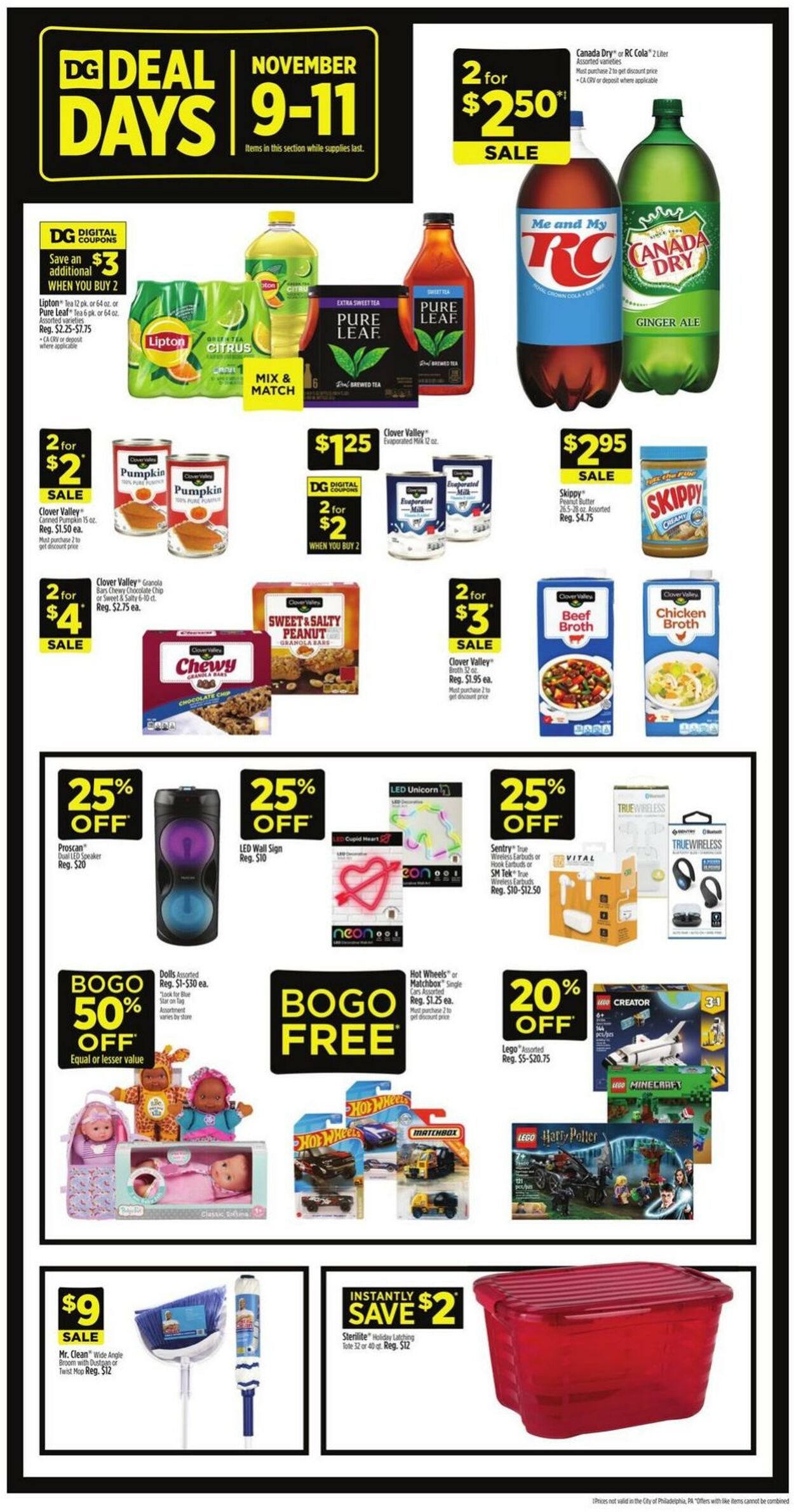 Dollar General Ad from 11/05/2023