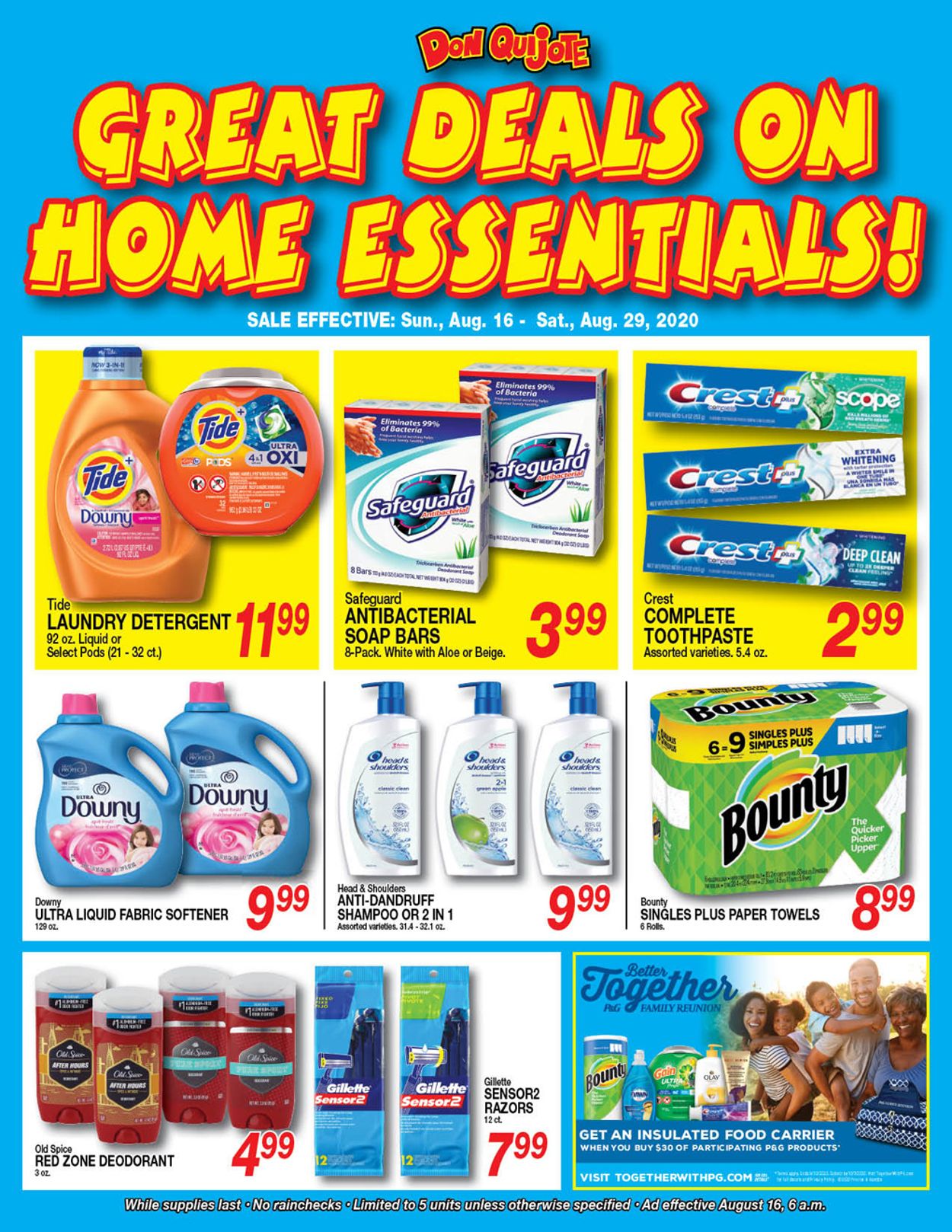 Don Quijote Hawaii Ad from 08/16/2020