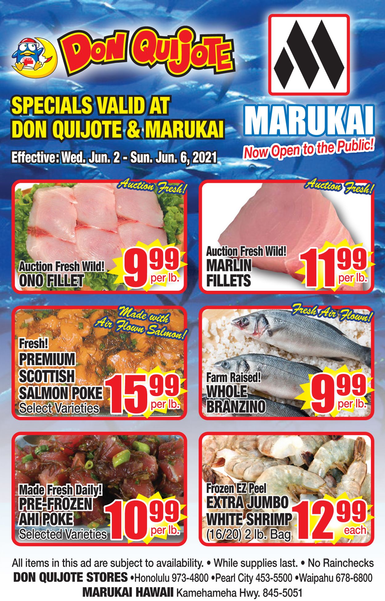 Don Quijote Hawaii Ad from 06/02/2021