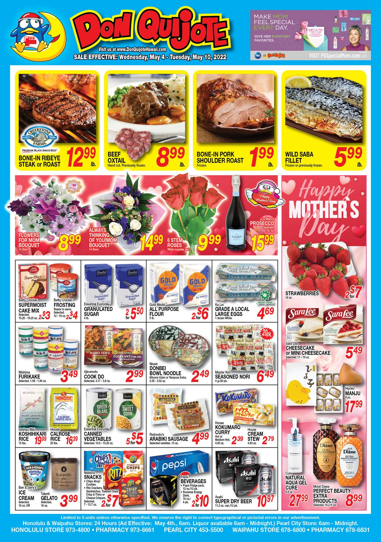 Don Quijote Hawaii Ad from 05/04/2022
