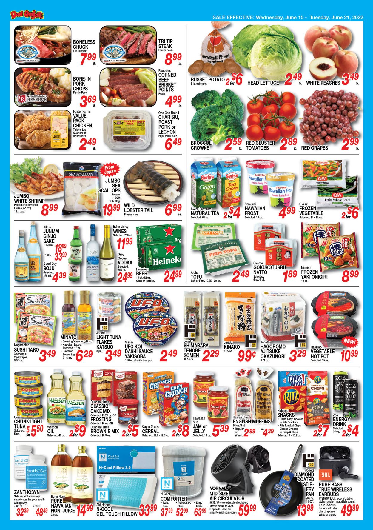 Don Quijote Hawaii Ad from 06/15/2022