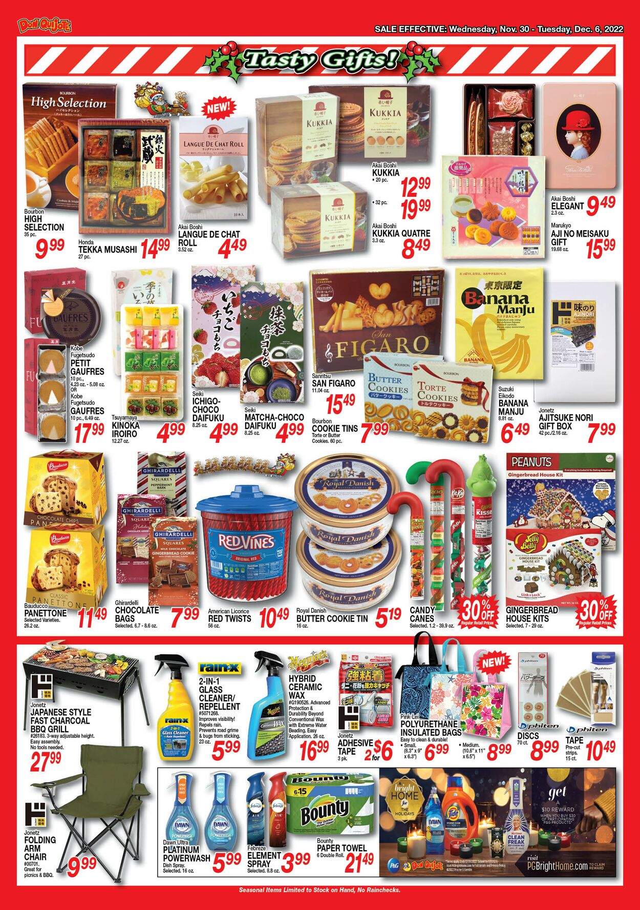 Don Quijote Hawaii Ad from 11/30/2022