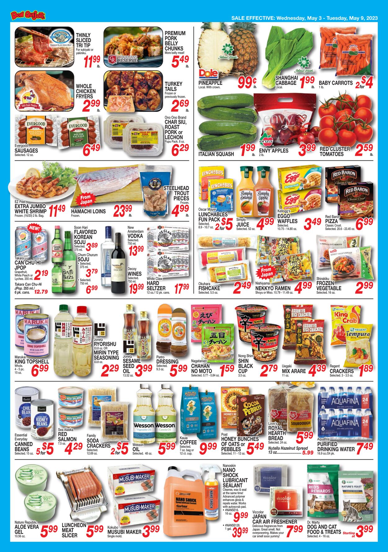 Don Quijote Hawaii Ad from 05/03/2023