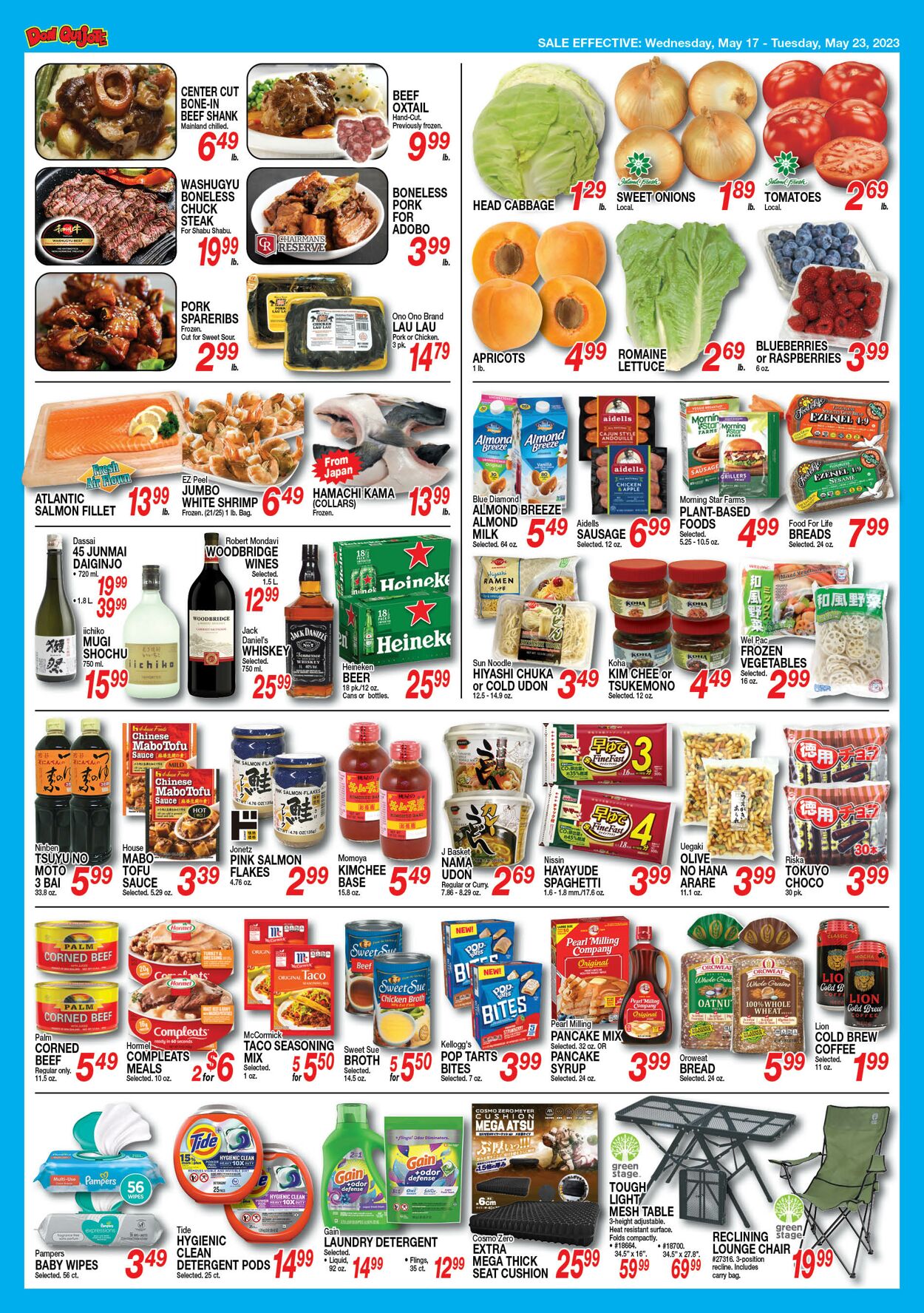 Don Quijote Hawaii Ad from 05/17/2023