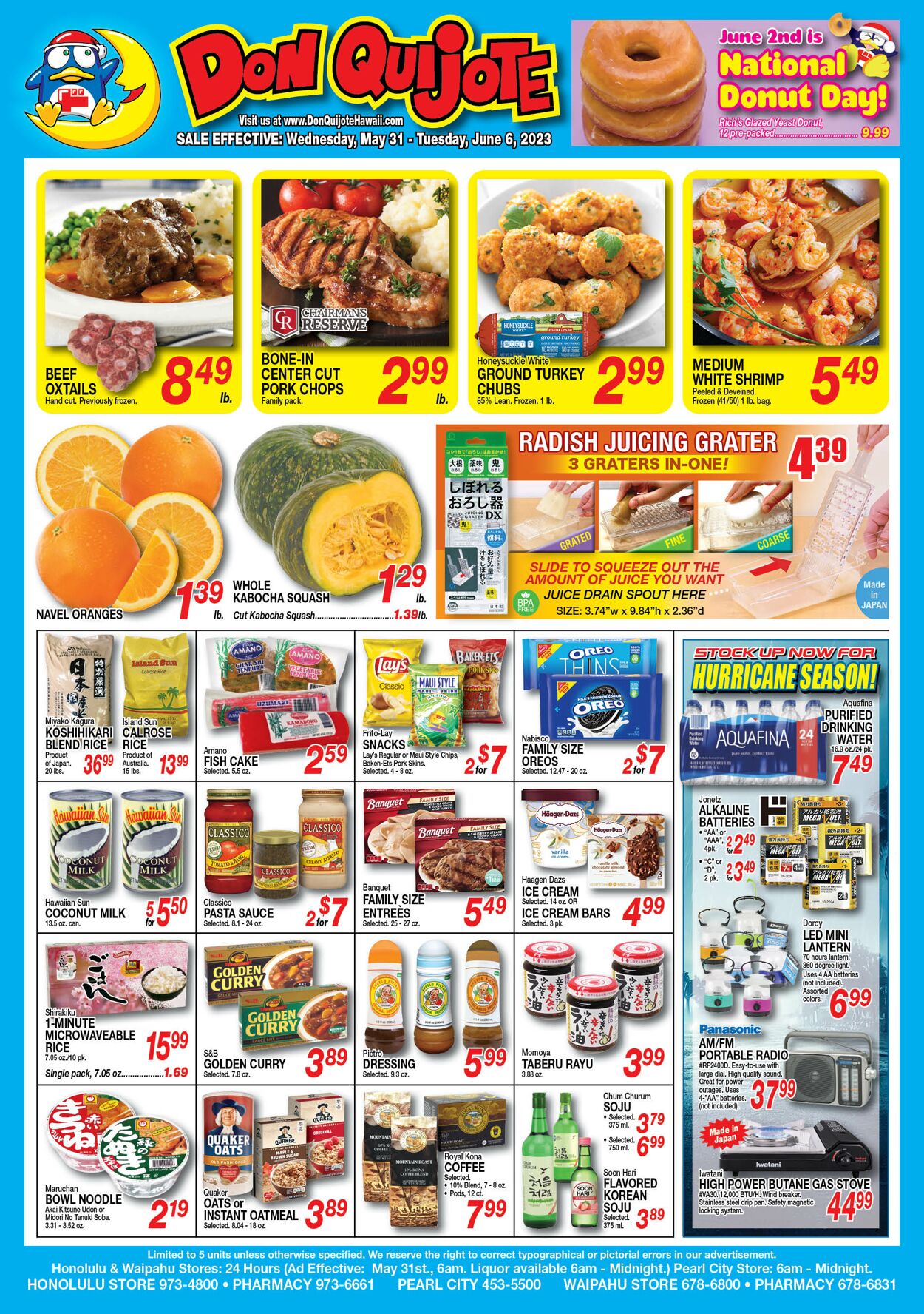 Don Quijote Hawaii Ad from 05/31/2023