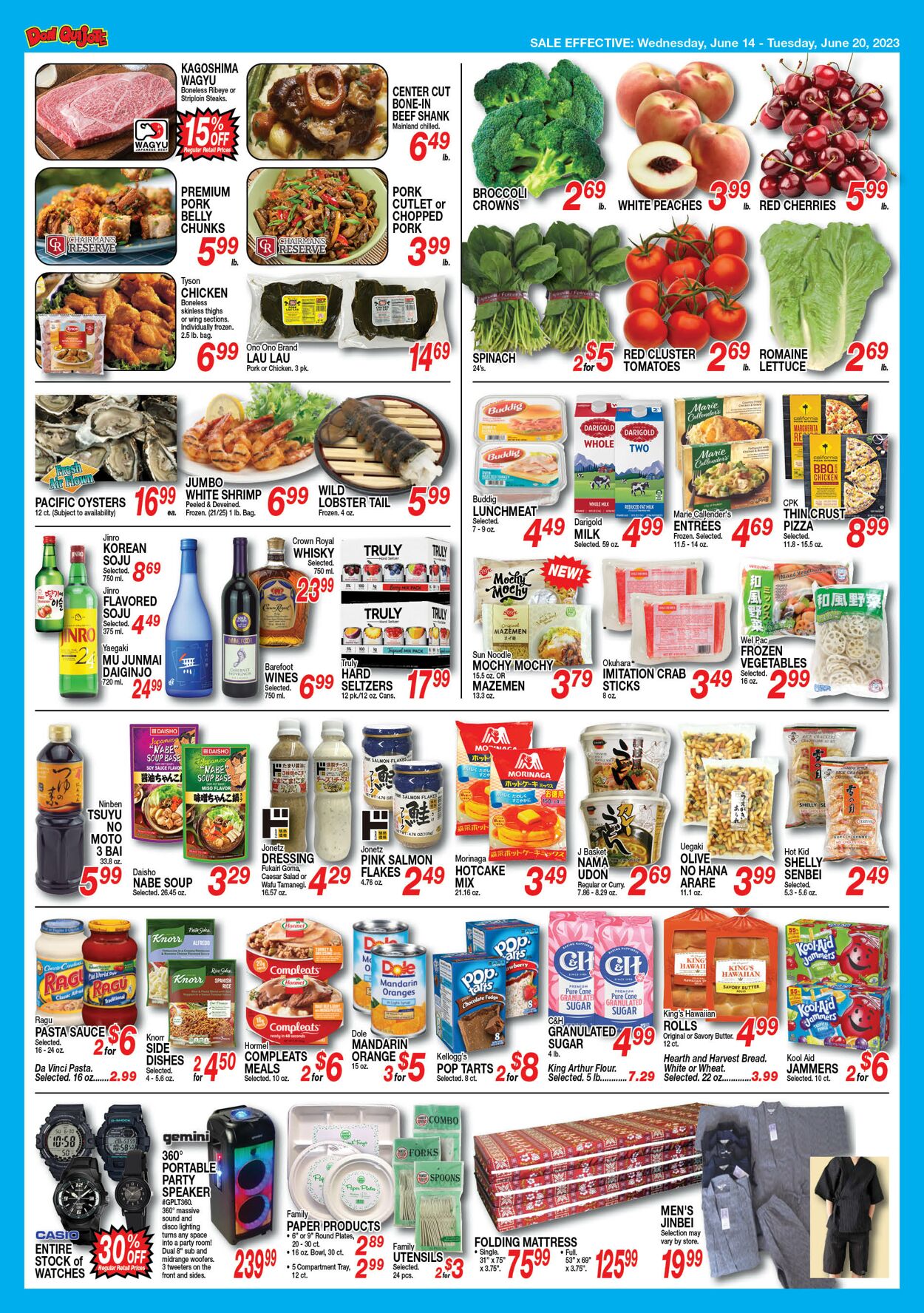 Don Quijote Hawaii Ad from 06/14/2023