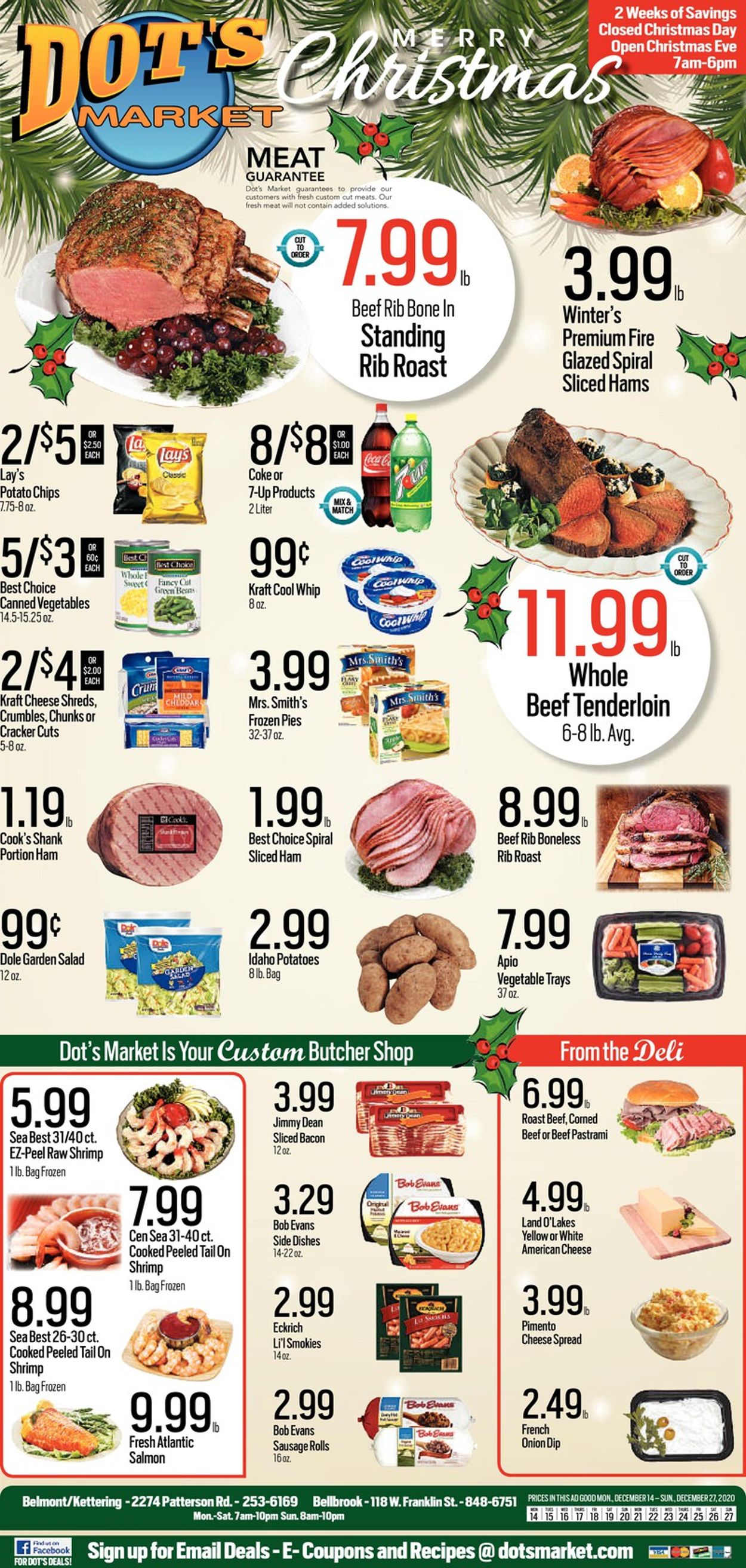 Dot's Market Ad from 12/14/2020