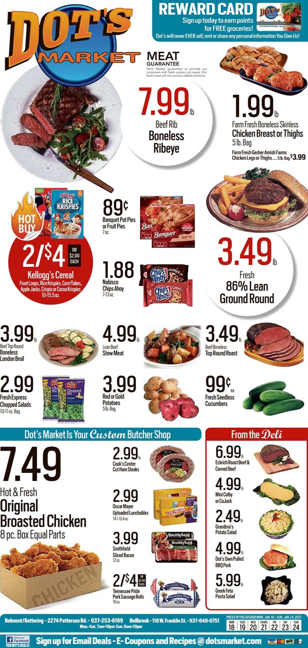 Dot's Market Ad from 01/18/2021