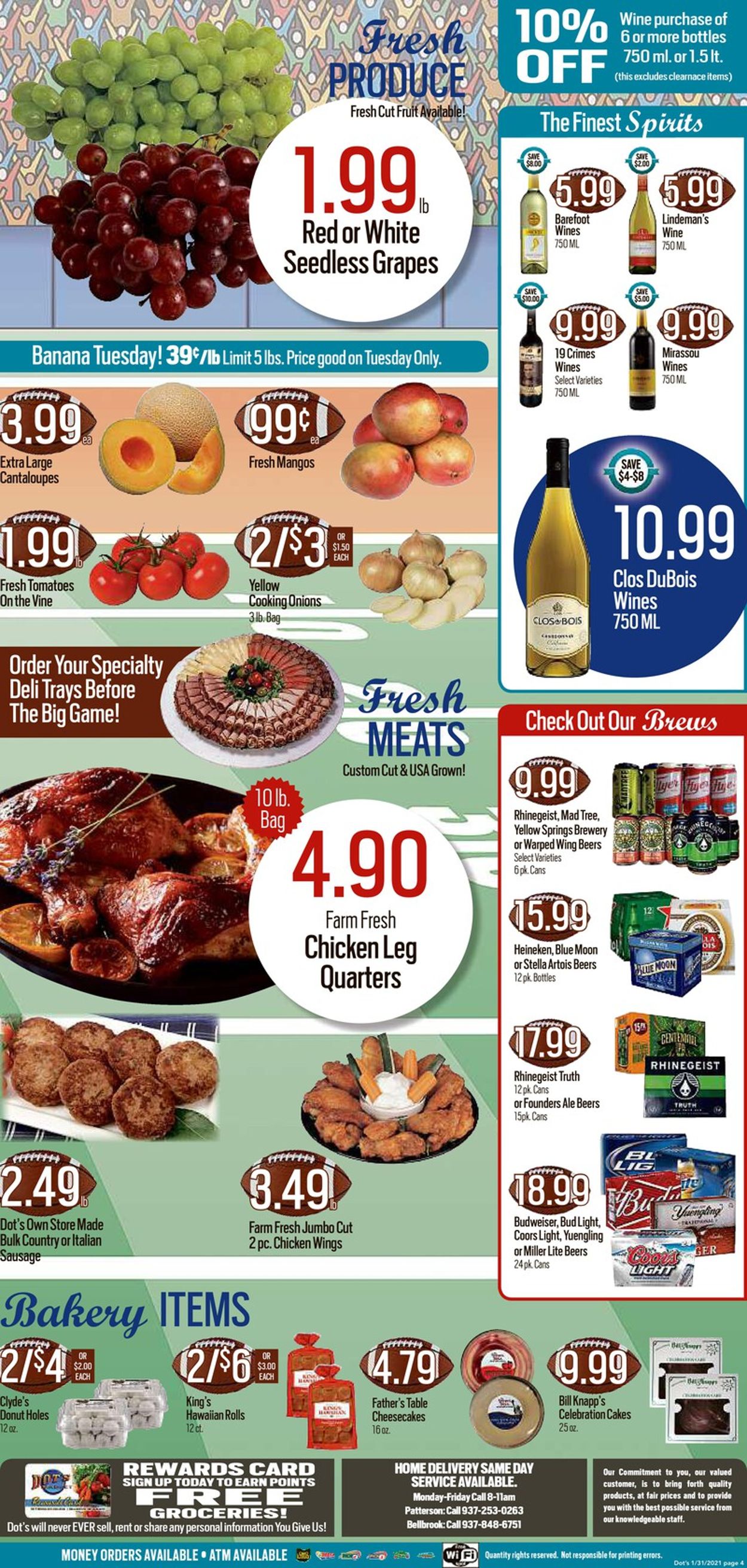 Dot's Market Ad from 02/01/2021