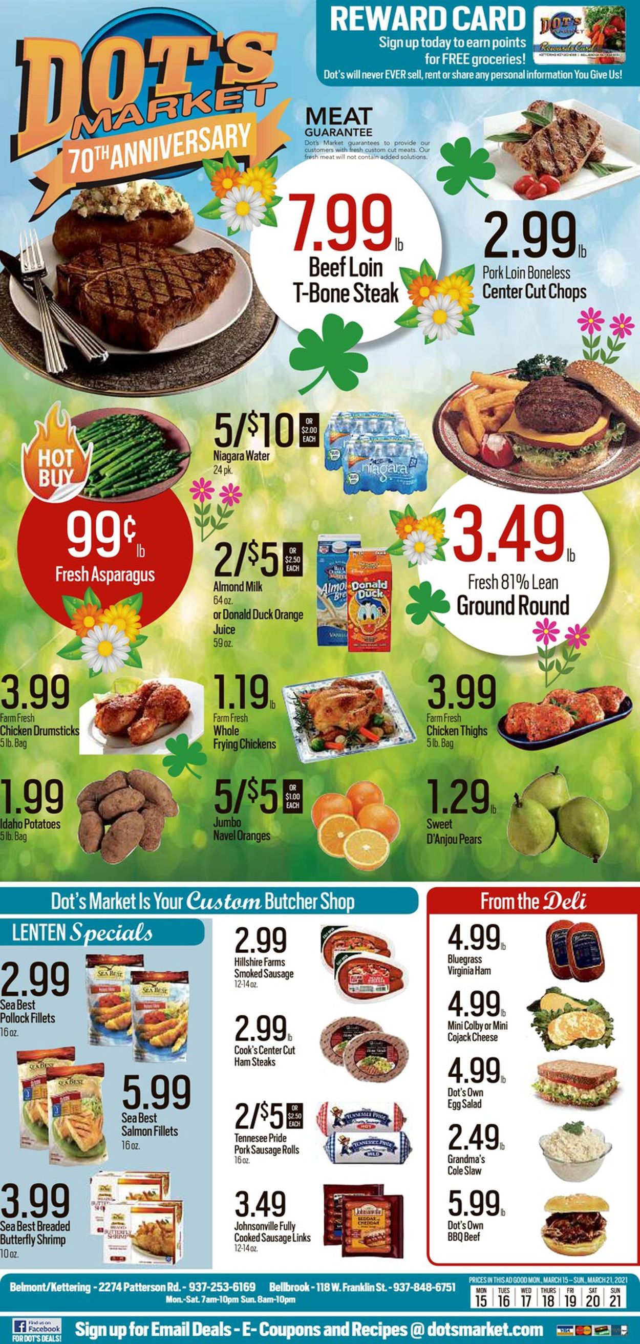 Dot's Market Ad from 03/15/2021