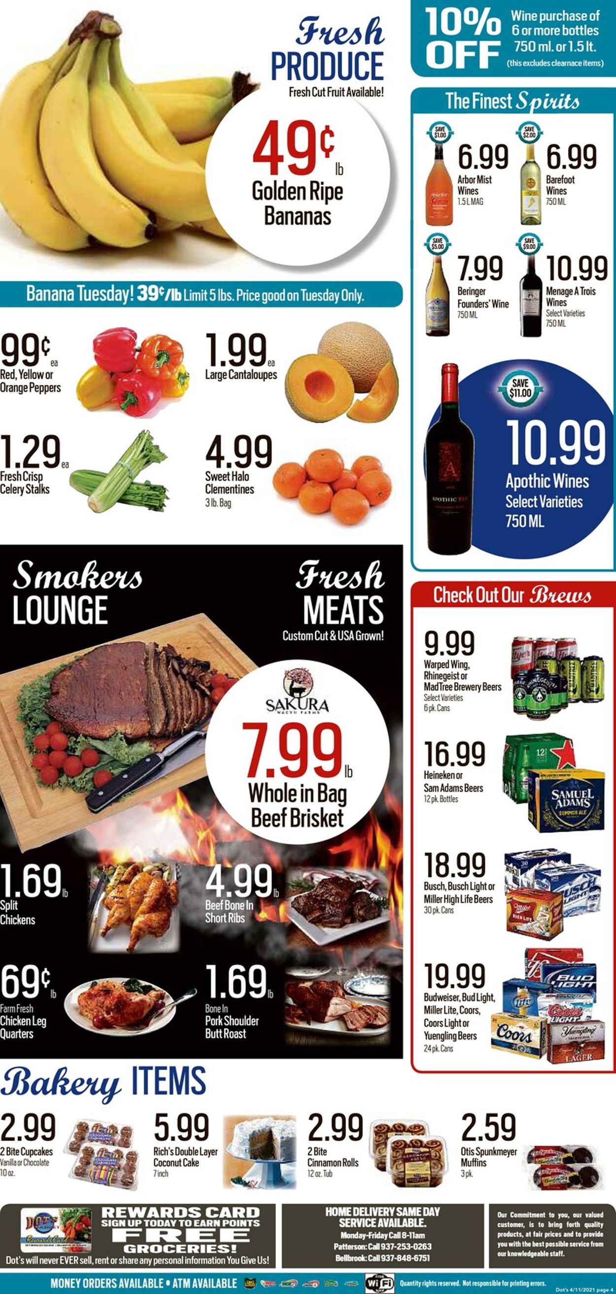 Dot's Market Ad from 04/12/2021
