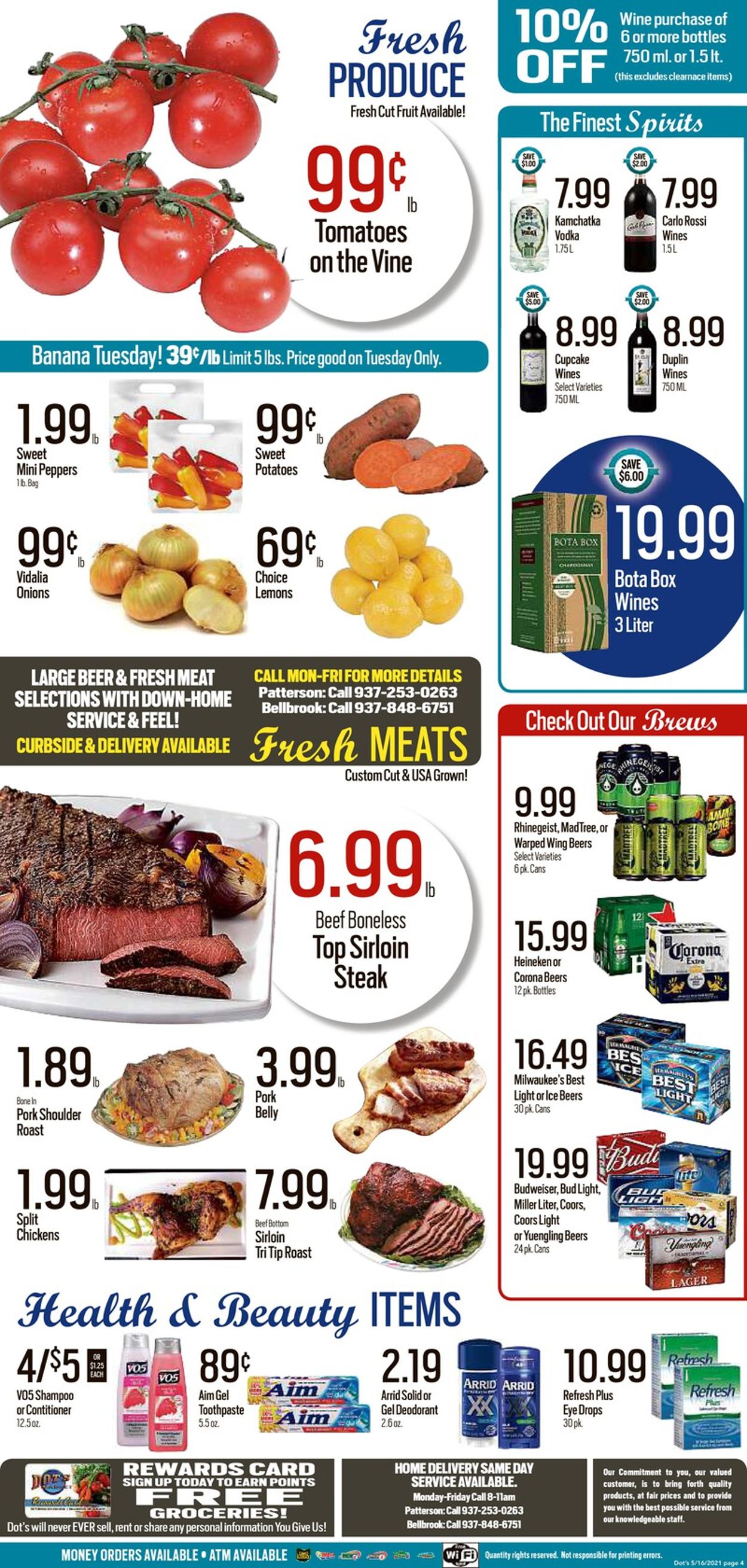 Dot's Market Ad from 05/17/2021